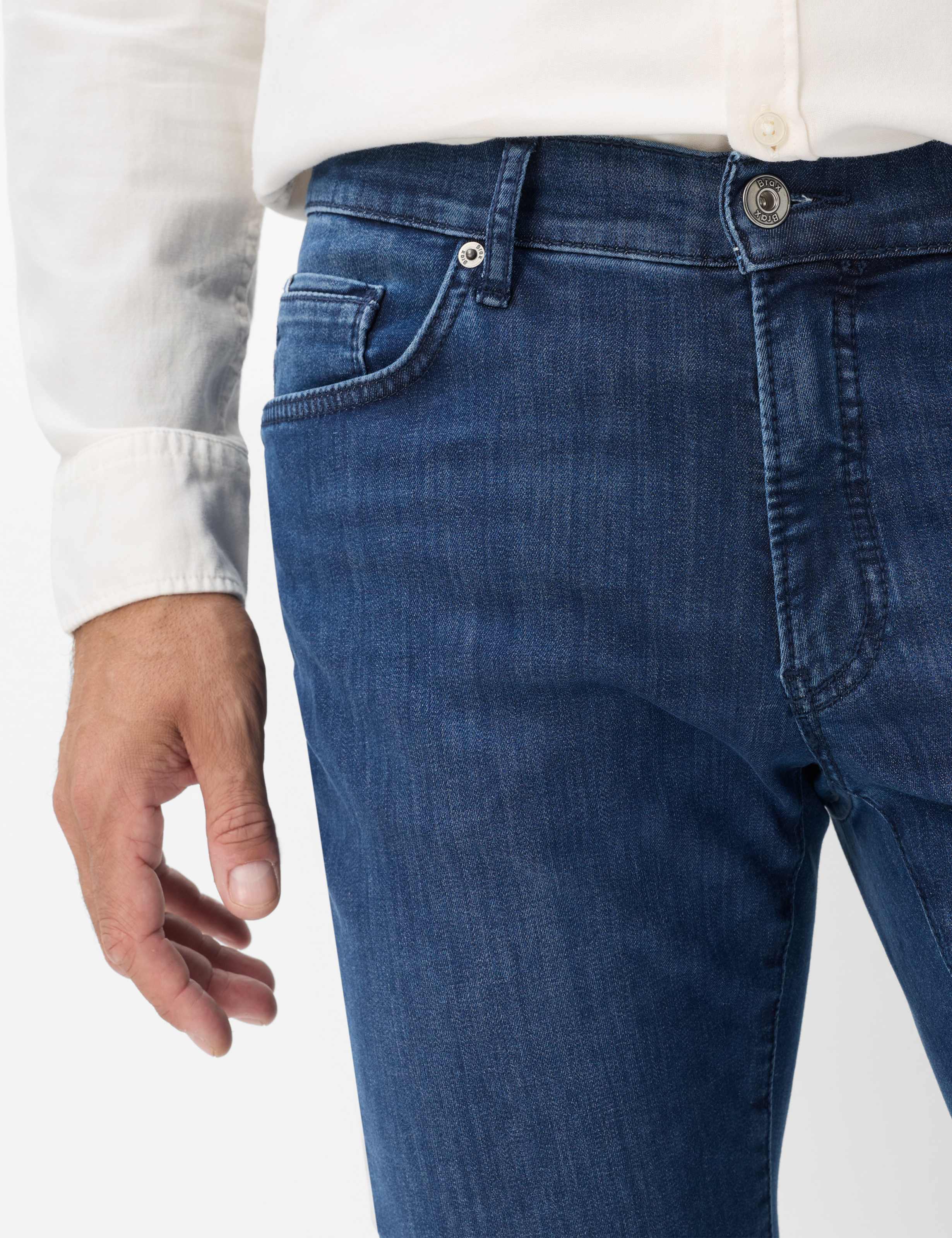 Homme Style CHUCK Denim Bleu Regular Modern Fit Détail 2