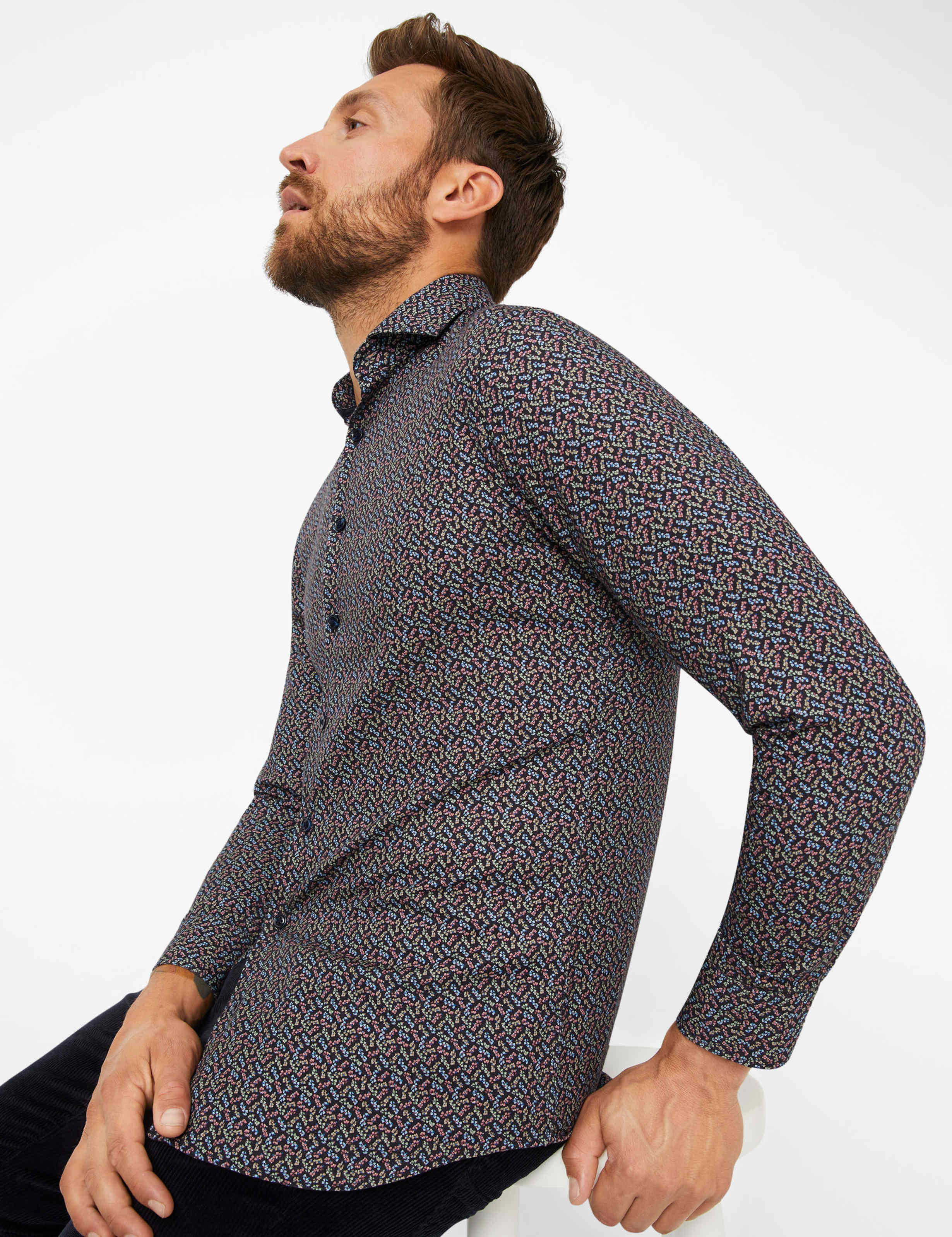 Herren Style HAROLD Dunkles Lila  Detail 1