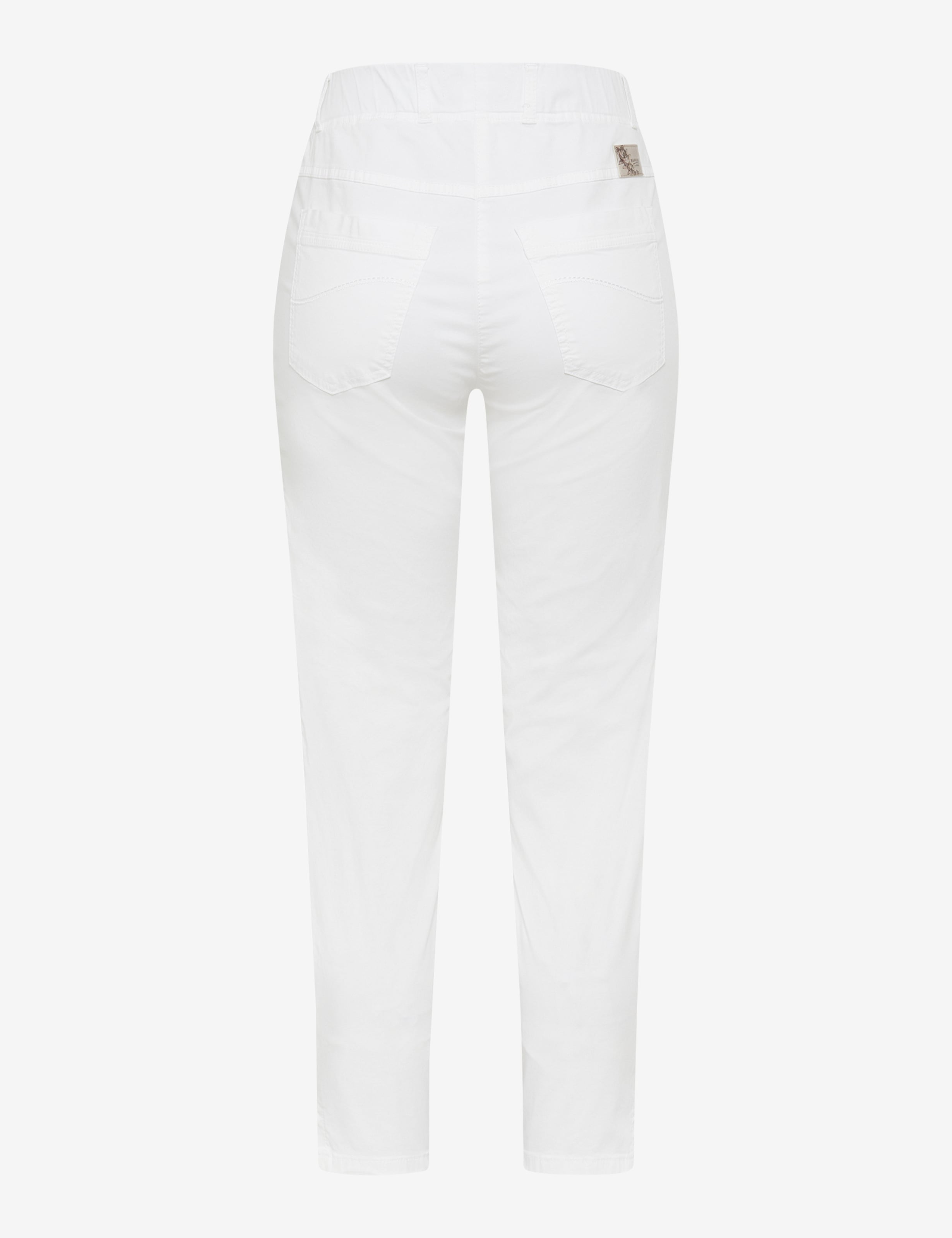 Femme Style LAVINA ZIP 6/8 Blanc Super Slim Fit Détourage arrière