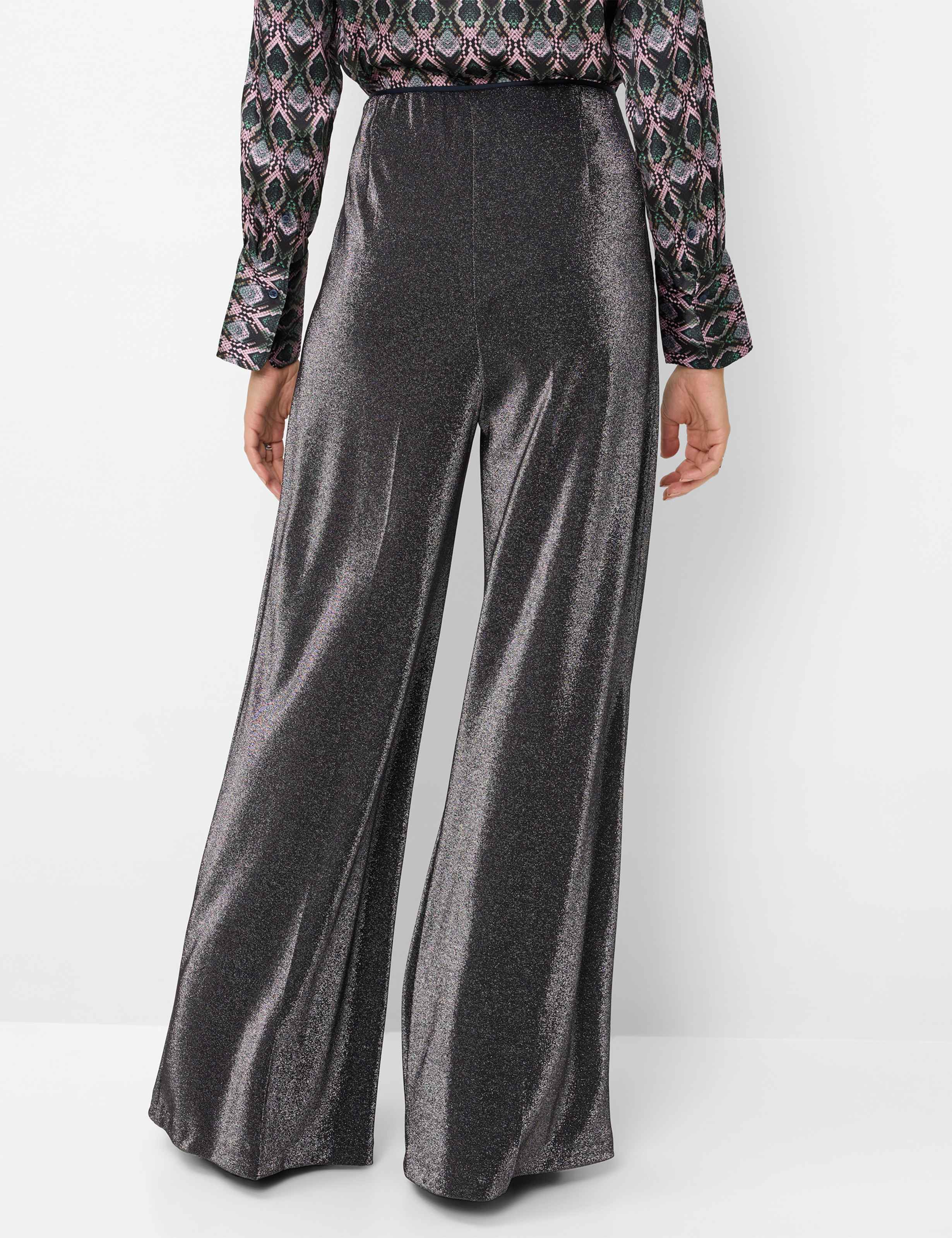 Thumbnail - Brax Damen Palazzohose Style MARLENE MIDNIGHT BLUE, dunkelblau, Gr. 46K