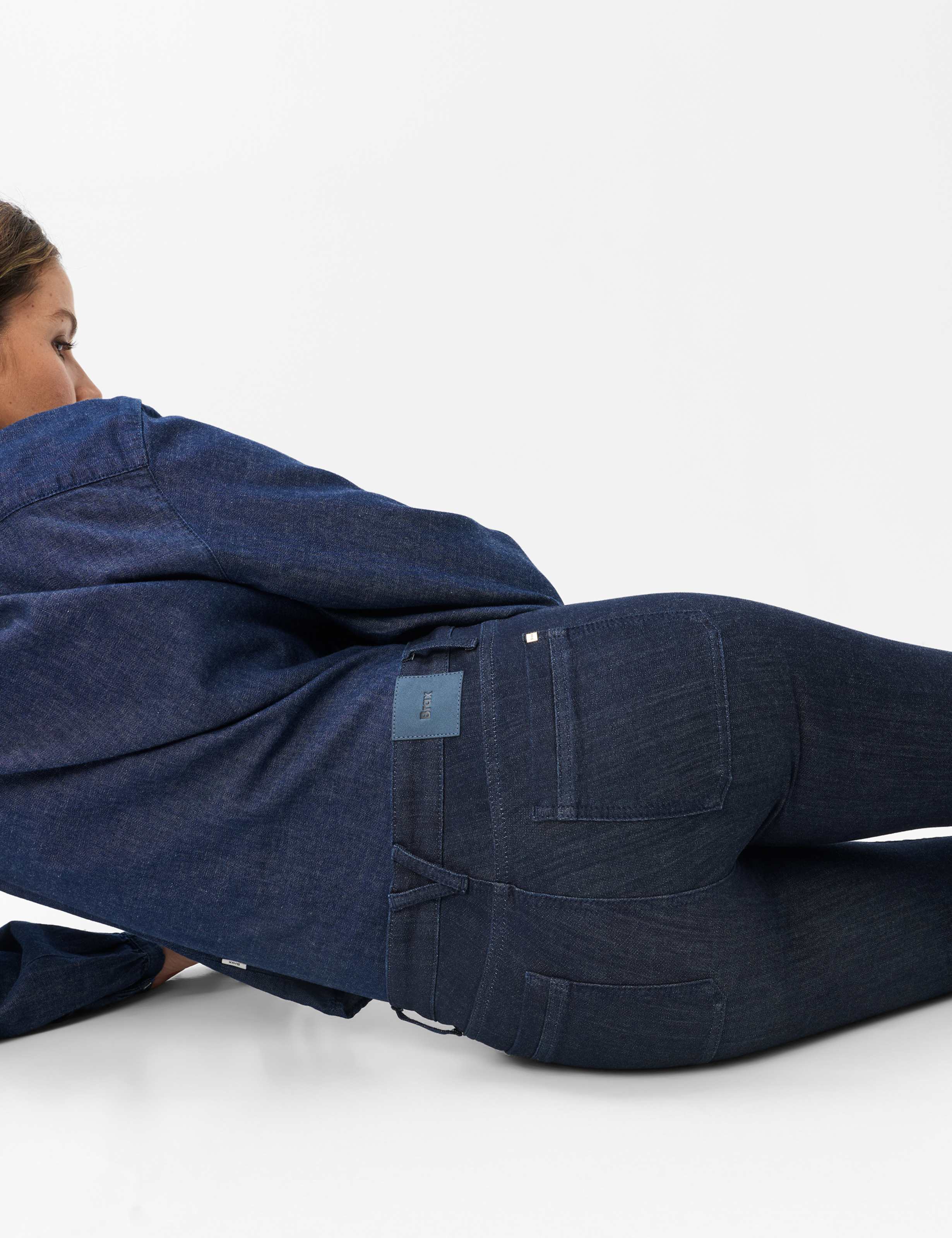 Dames Style SHAKIRA Denim Donkerblauw Slim Fit Detail 1