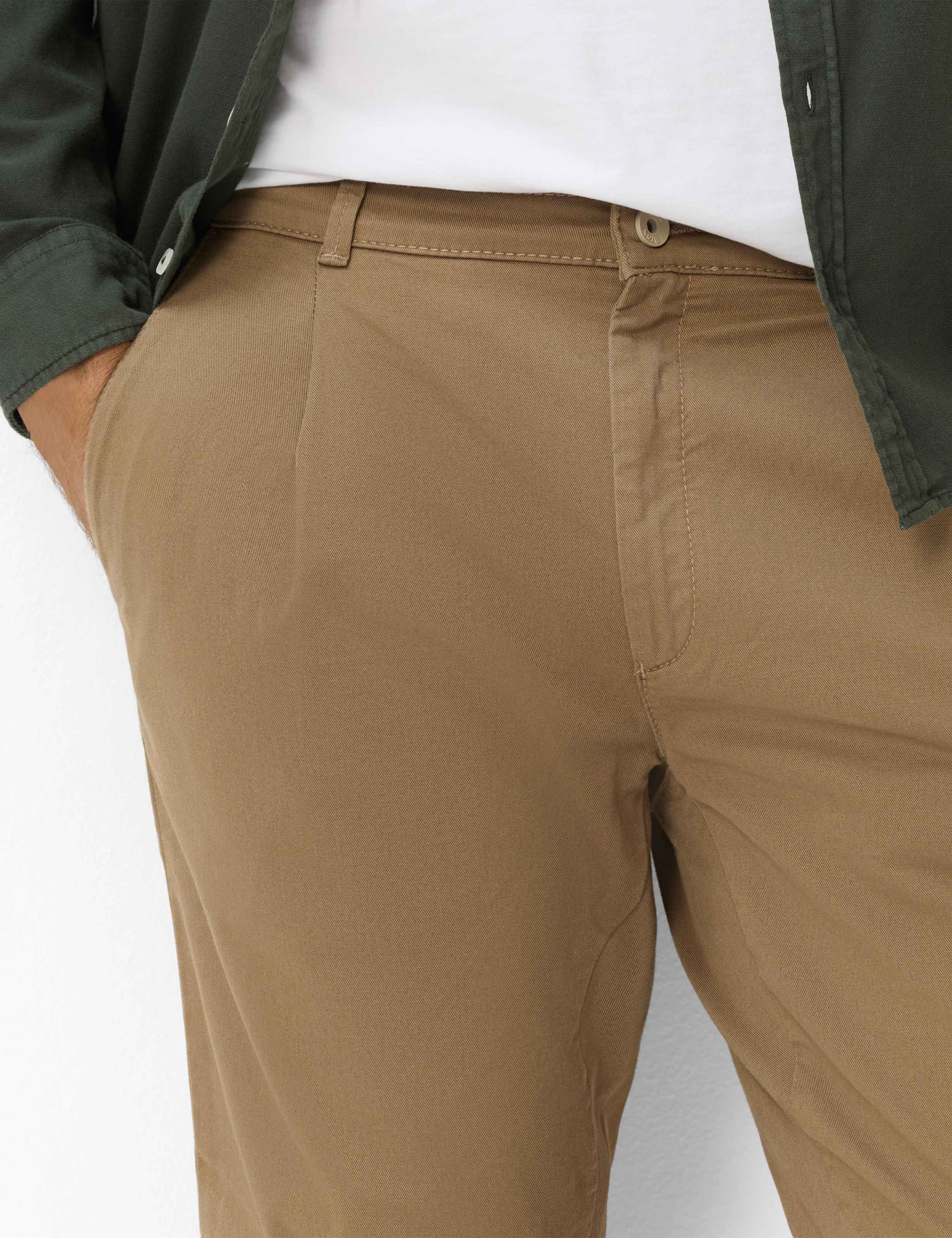 Homme Style TINO Marron Tapered Fit Détail 1