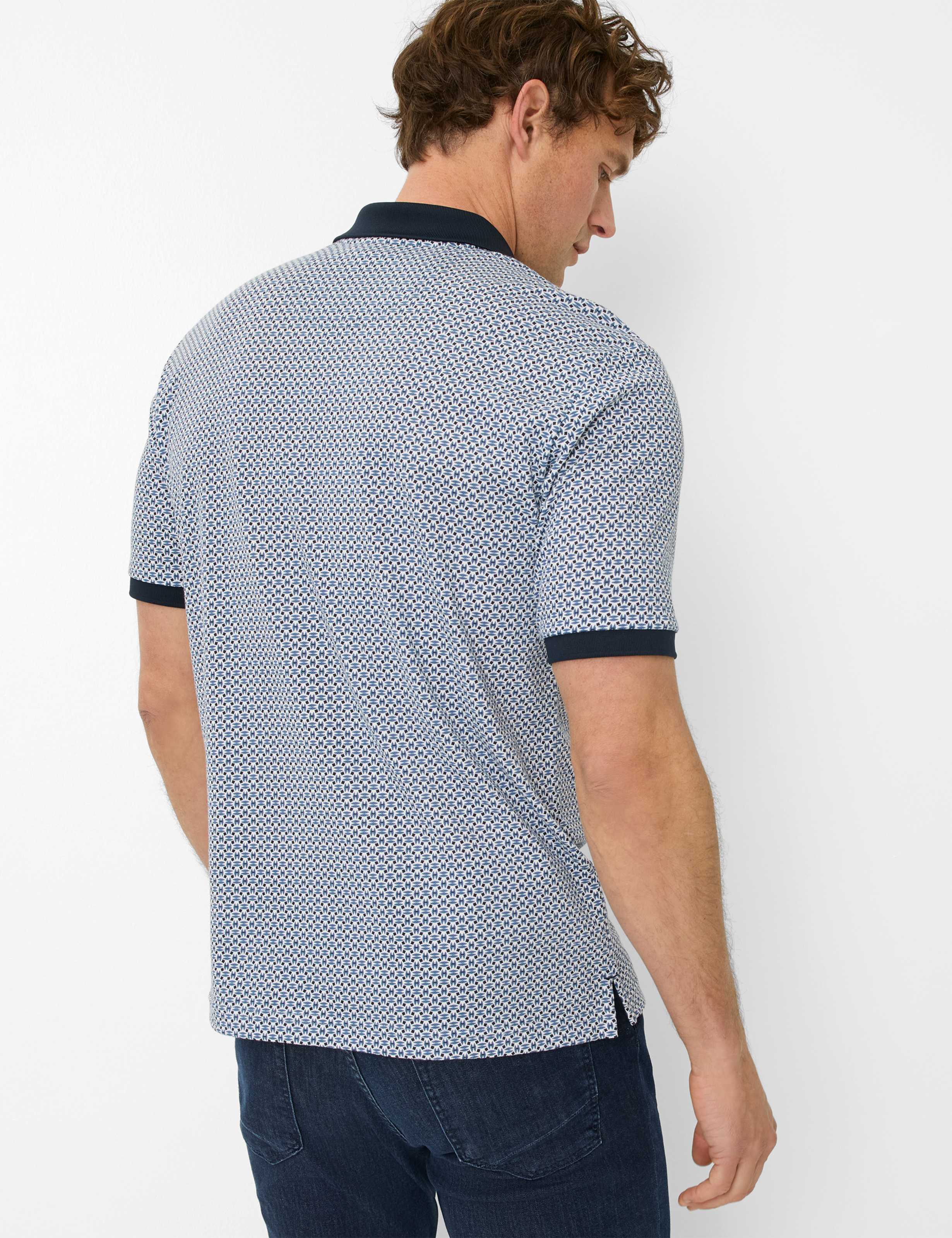 Men Style PERRY Blue  Model back