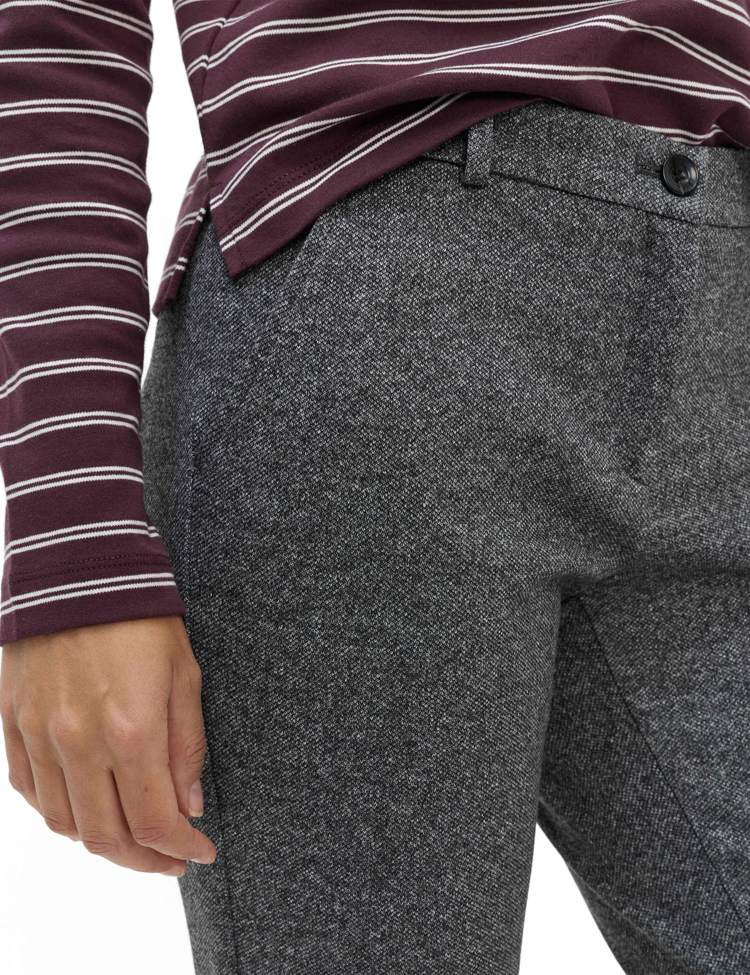 Femme Style MARON S Gris Foncé Regular Fit Détail 2