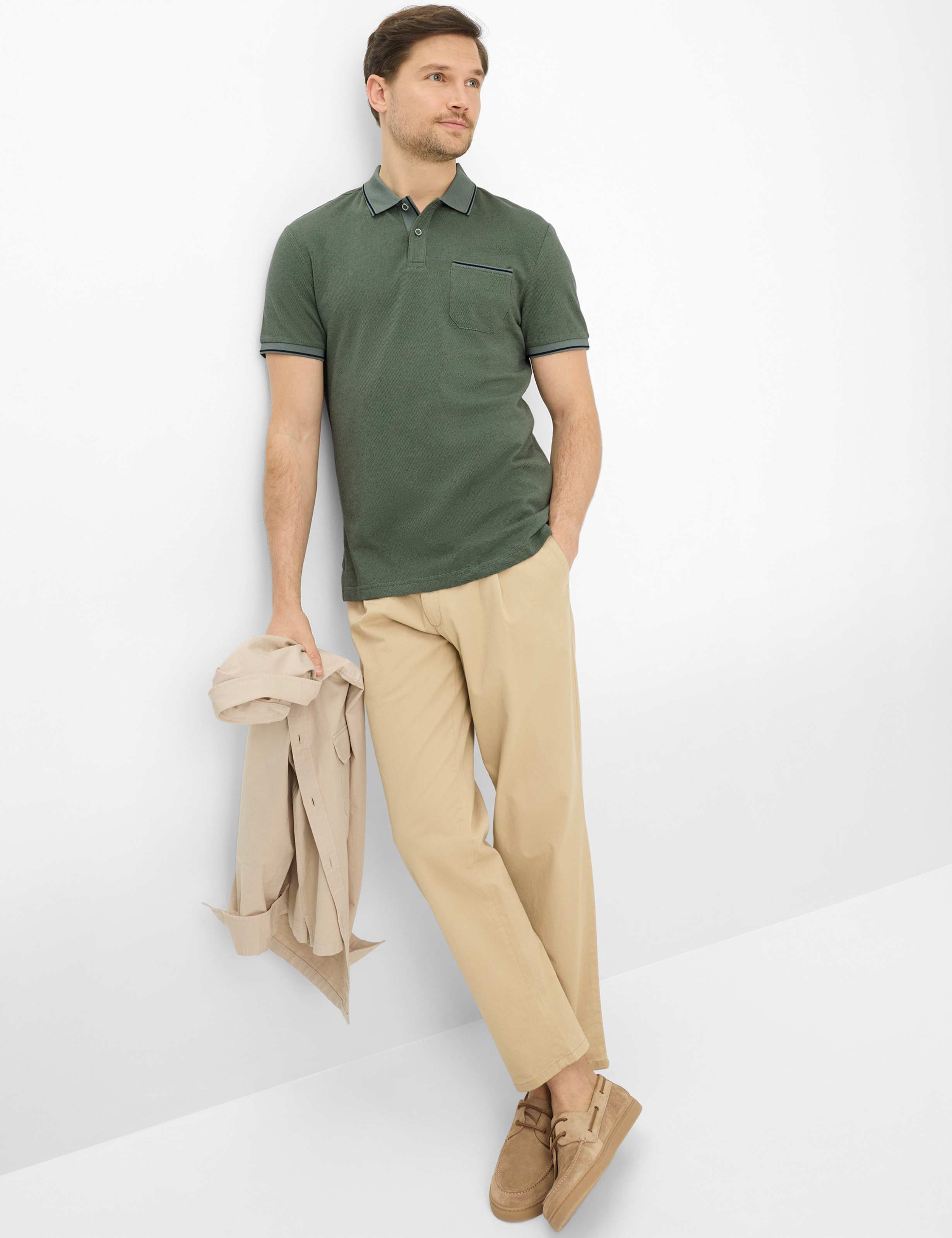 Homme Style PATRICK Vert - Khaki  Tenue du mannequin