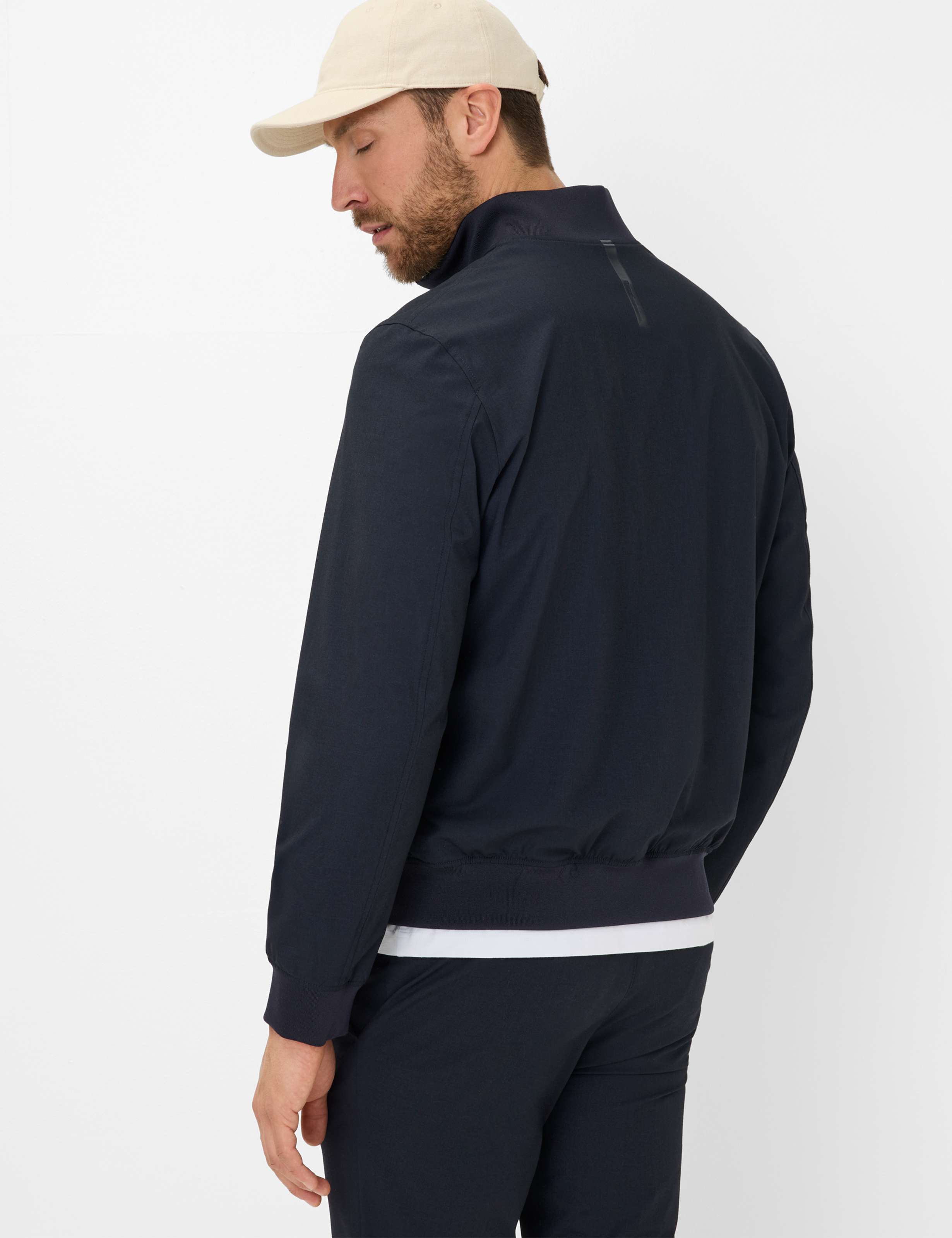 Men Style ENZO Dark Blue  Model back