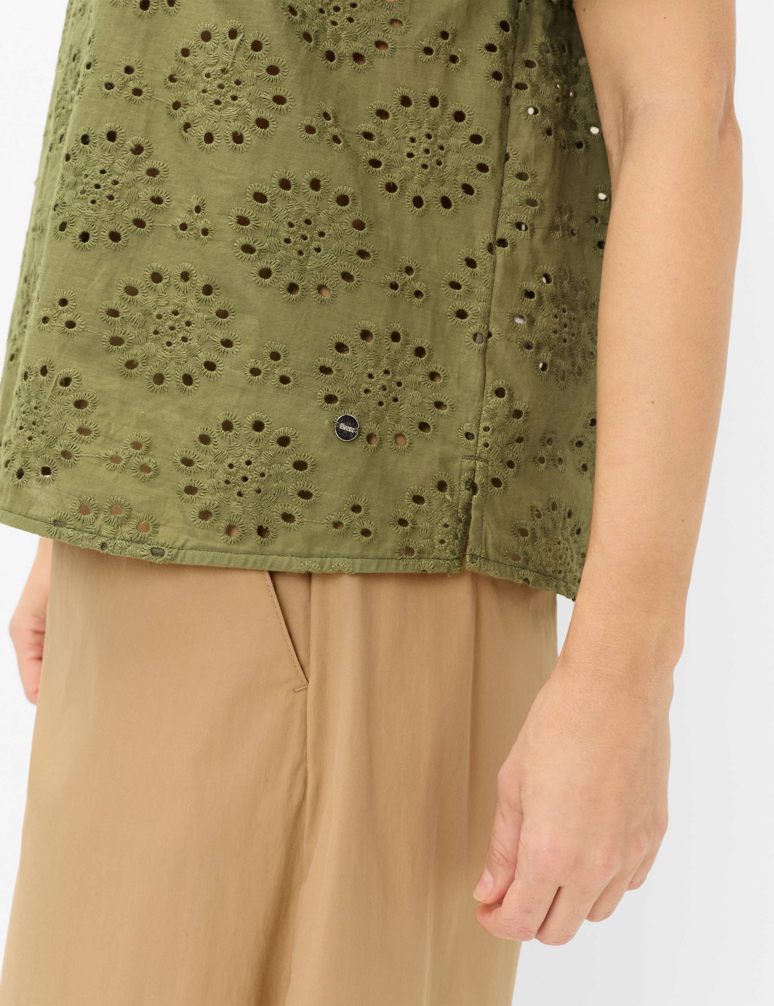 Dames Style VERA Groen - Olijf  Detail 2