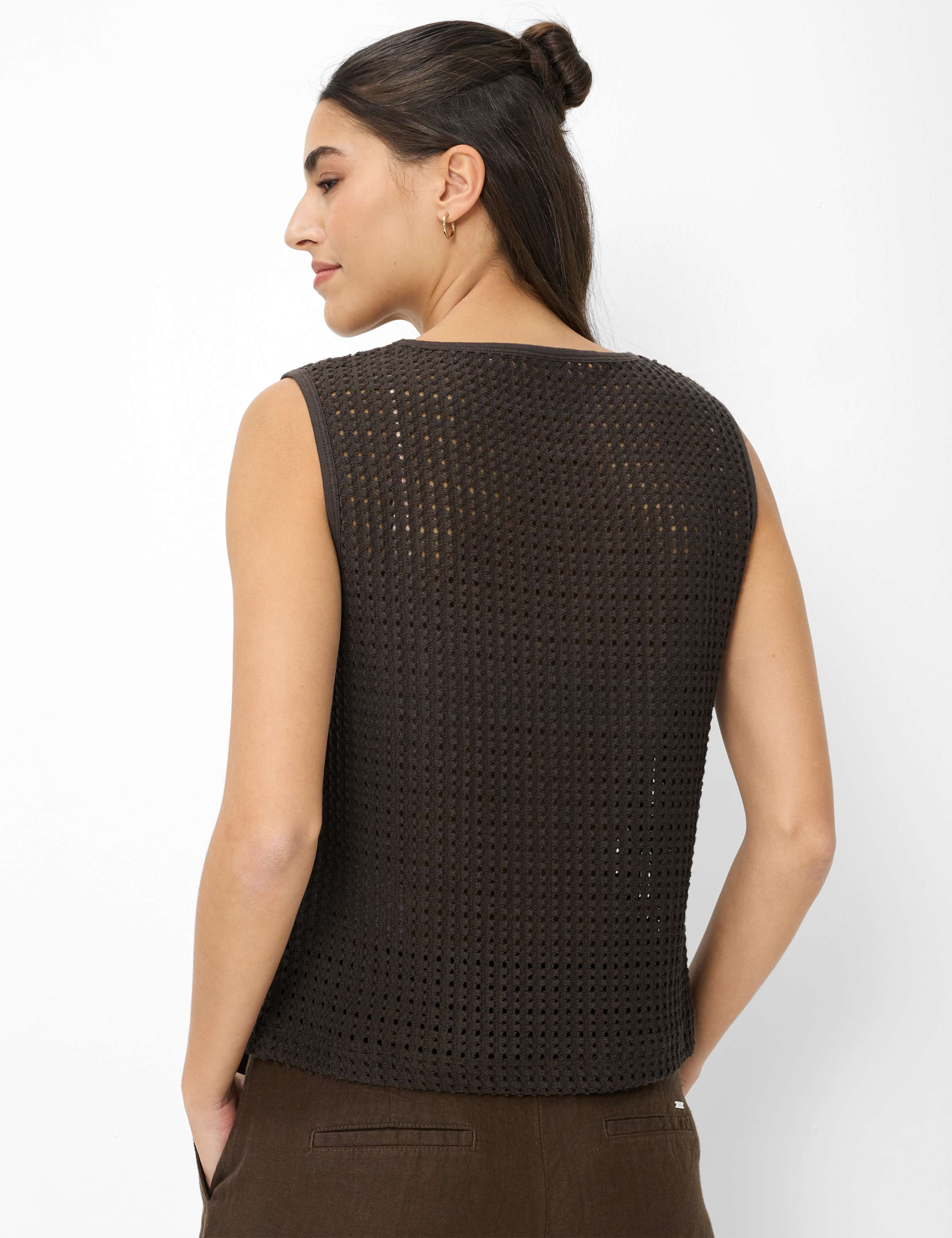 Tons bruns, Femme, Style INA, MODEL_RUECK_ISHOP