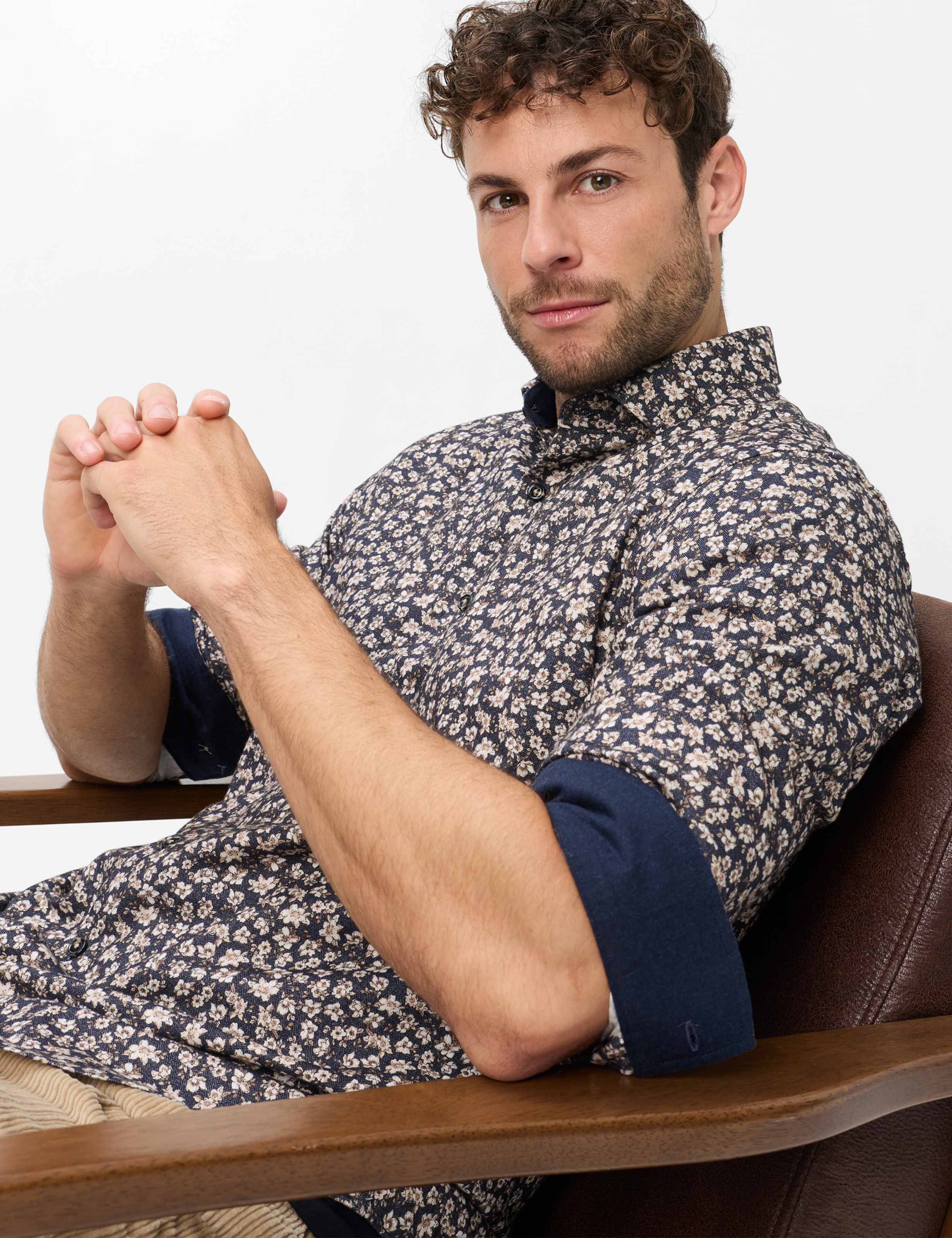 Homme Style HAROLD Bleu Foncé  Détail 1