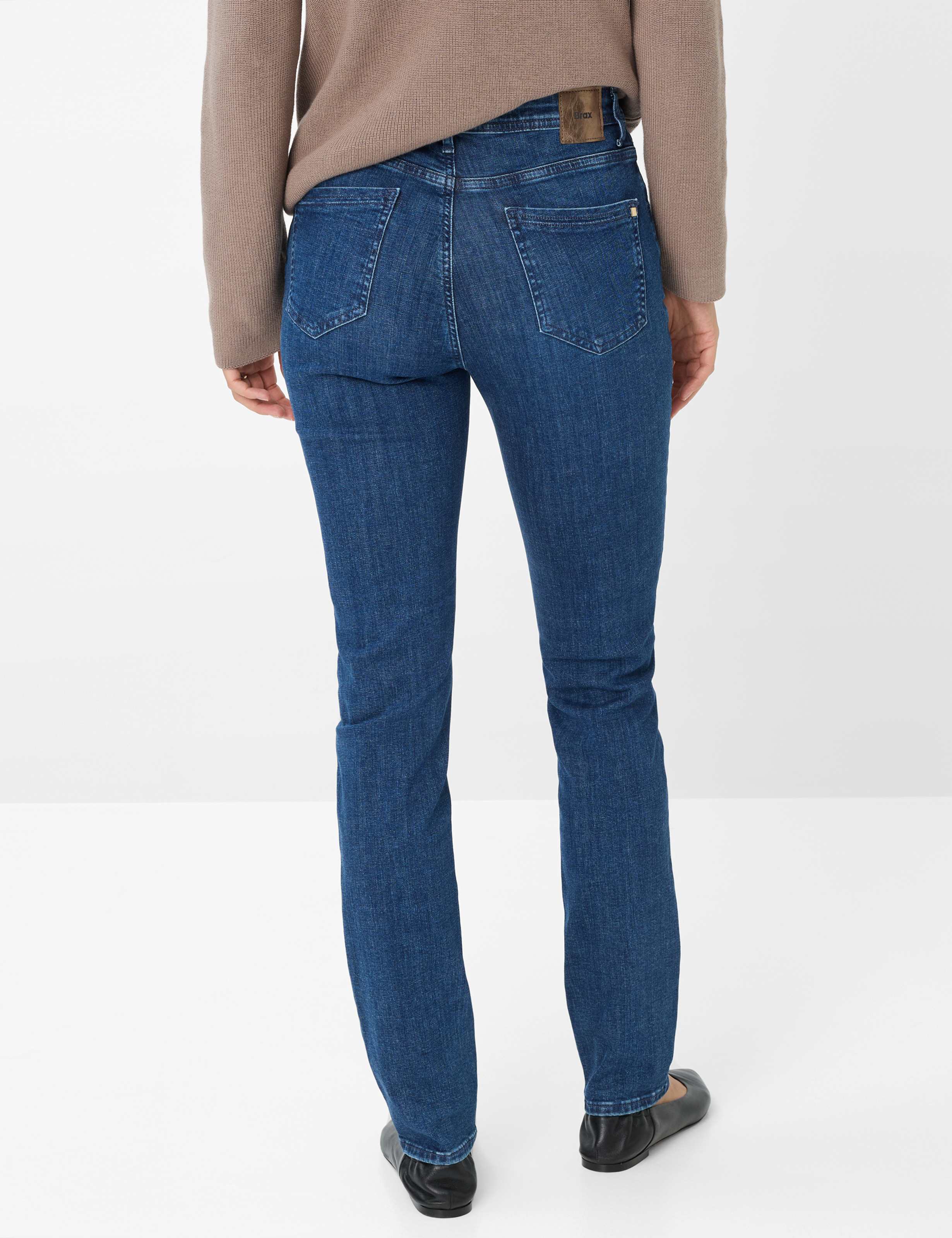Femme Style MARY Denim Bleu Regular Fit Dos mannequin
