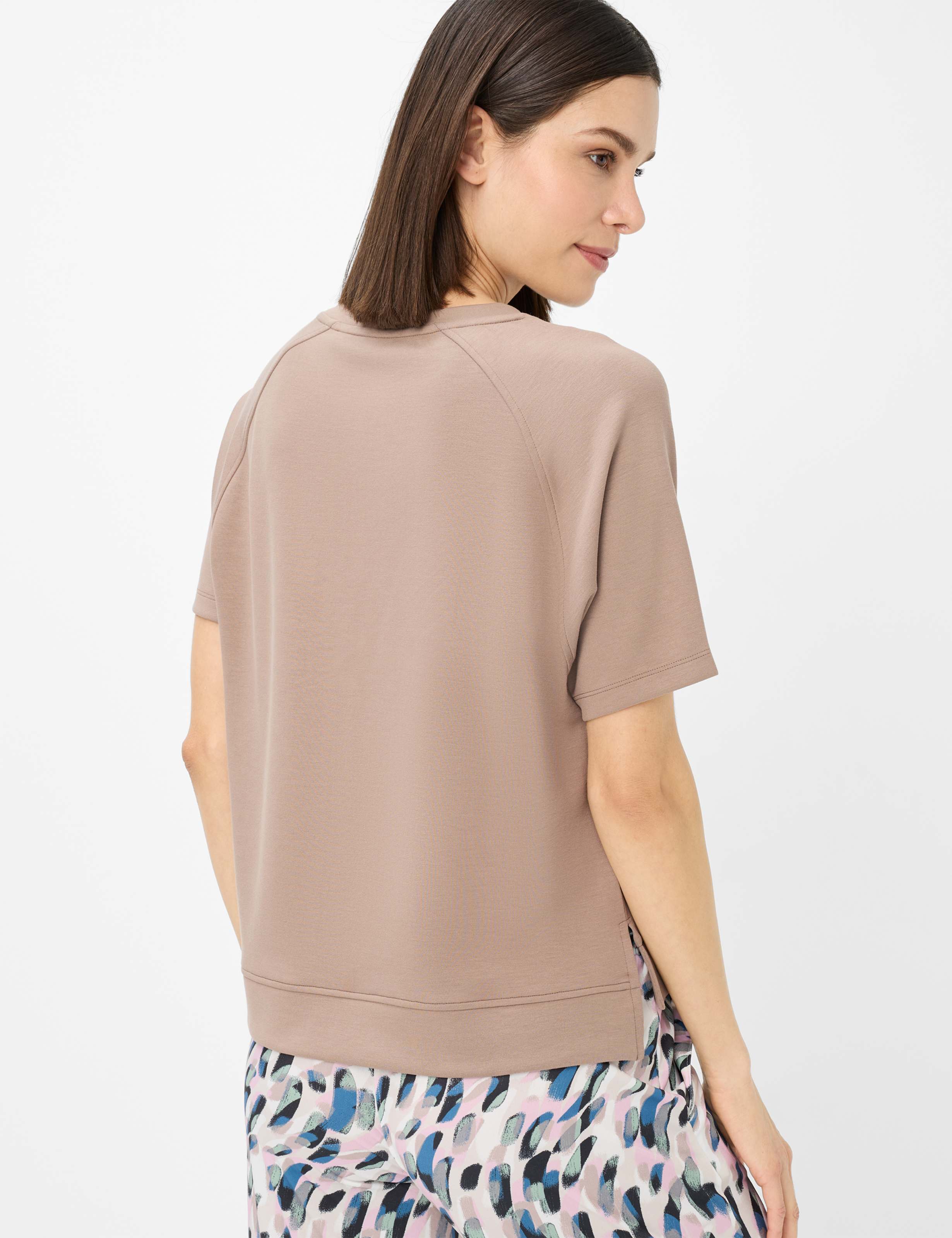 Thumbnail - Brax Damen Sweatshirt Style BAILEE taupe, hellbraun, Gr. 42