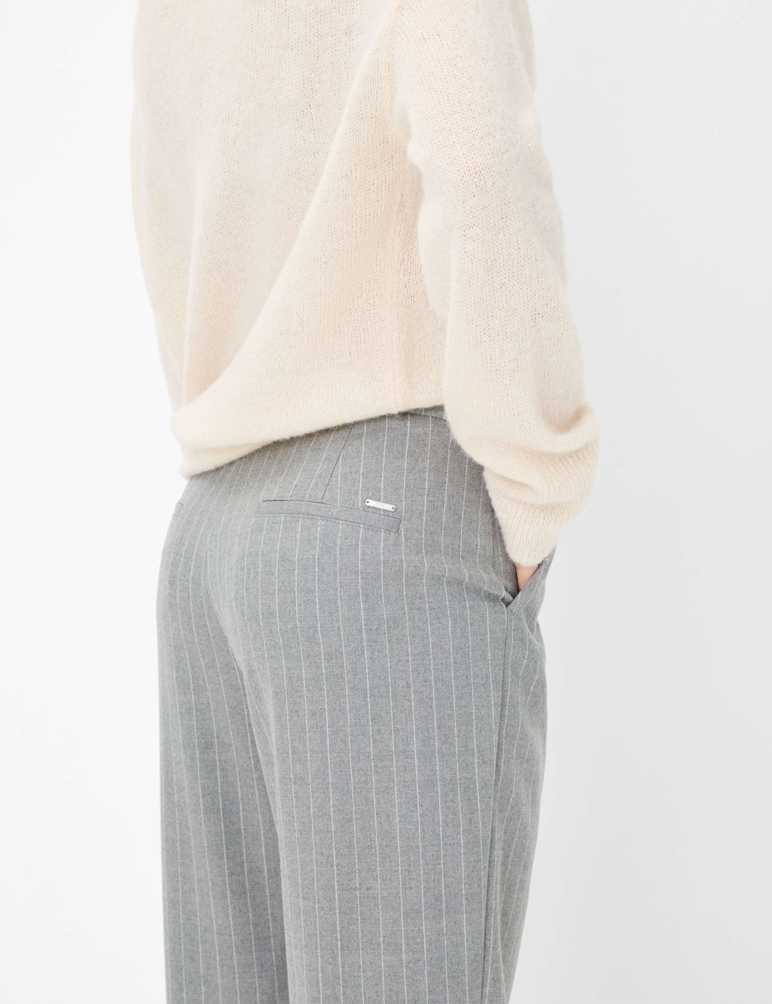 Damen Style MAINE Grau Wide Leg Detail 2