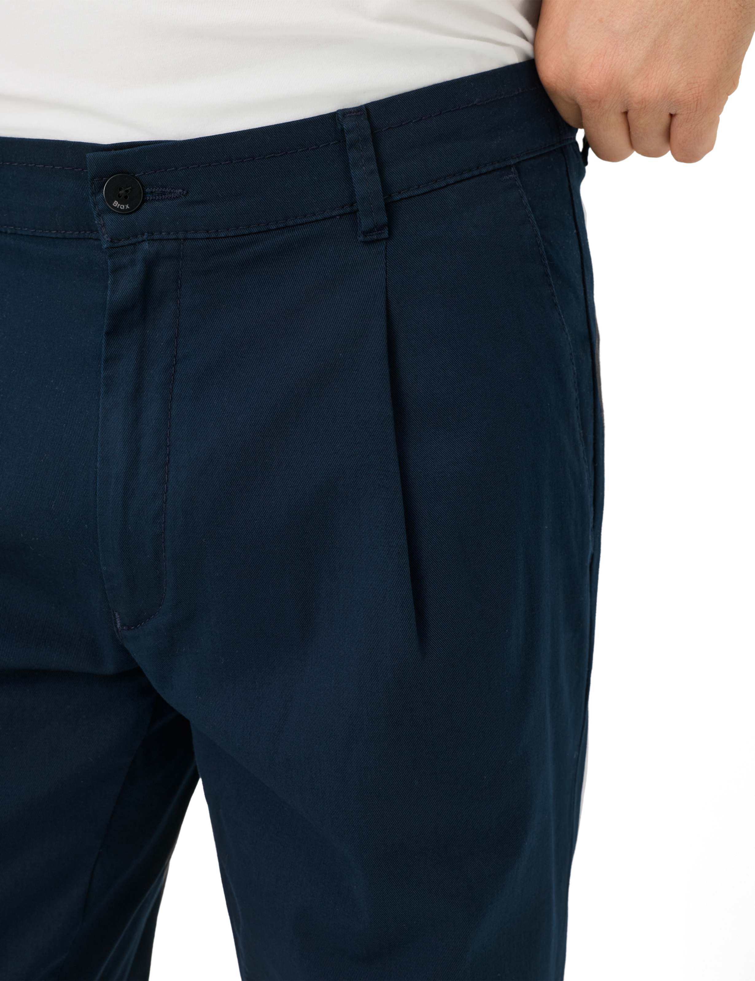 Homme Style TINO Bleu Foncé Tapered Fit Détail 2