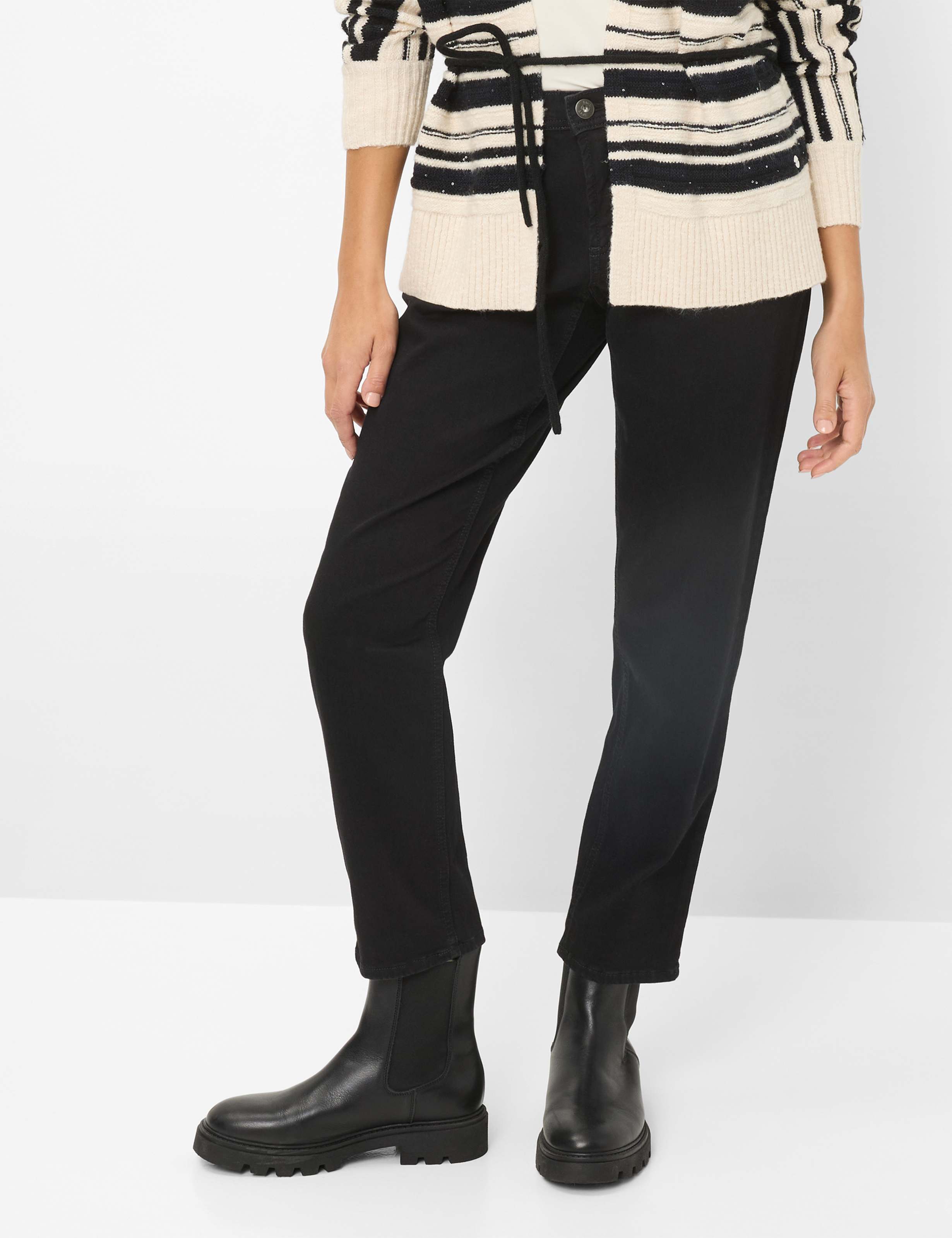 Thumbnail - Brax Damen Five-Pocket-Hose Style MILEY S CLEAN BLACK BLACK, denim schwarz, Gr. 46L