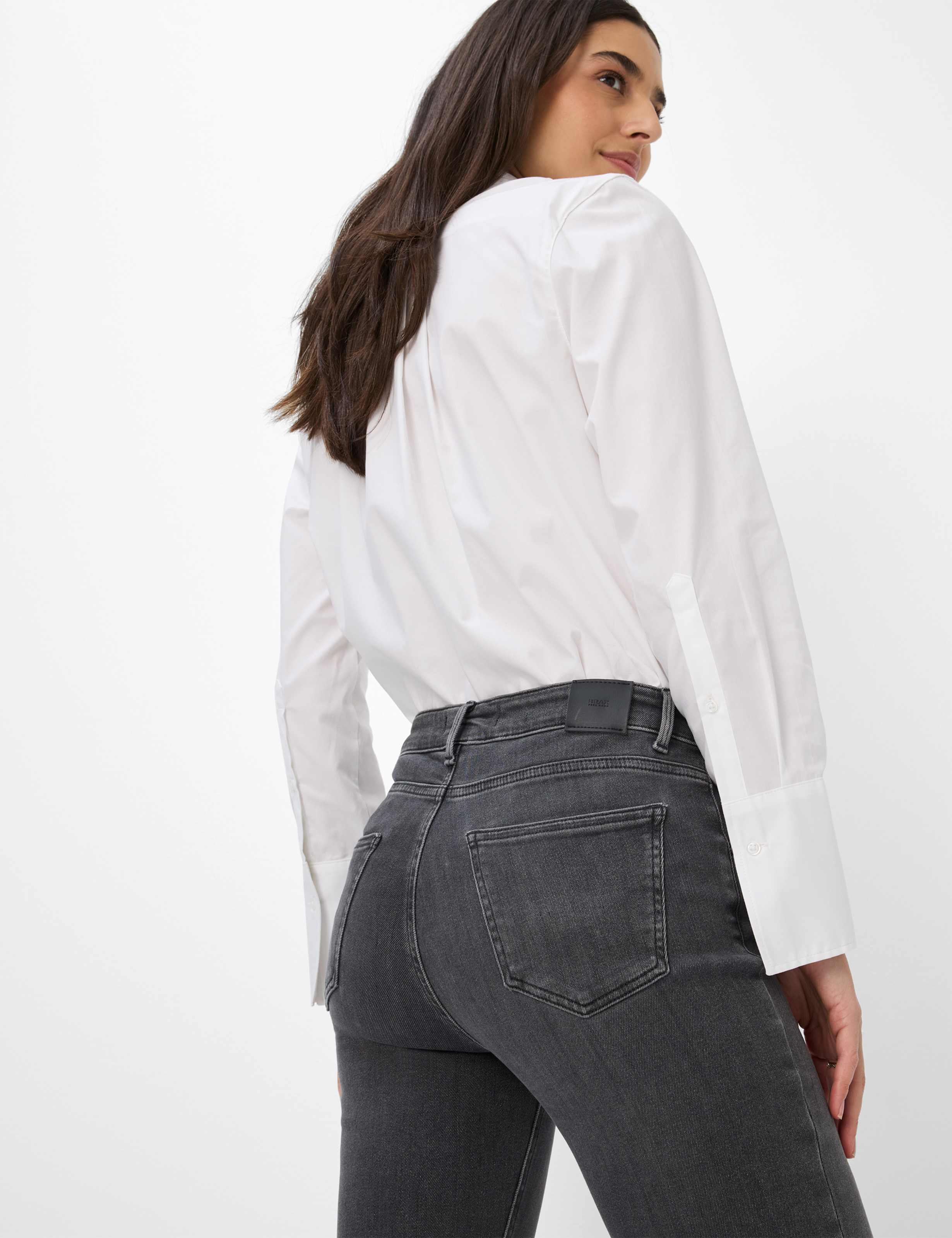 Damen Style SHAKIRA Denim Grau Slim Fit Detail 1