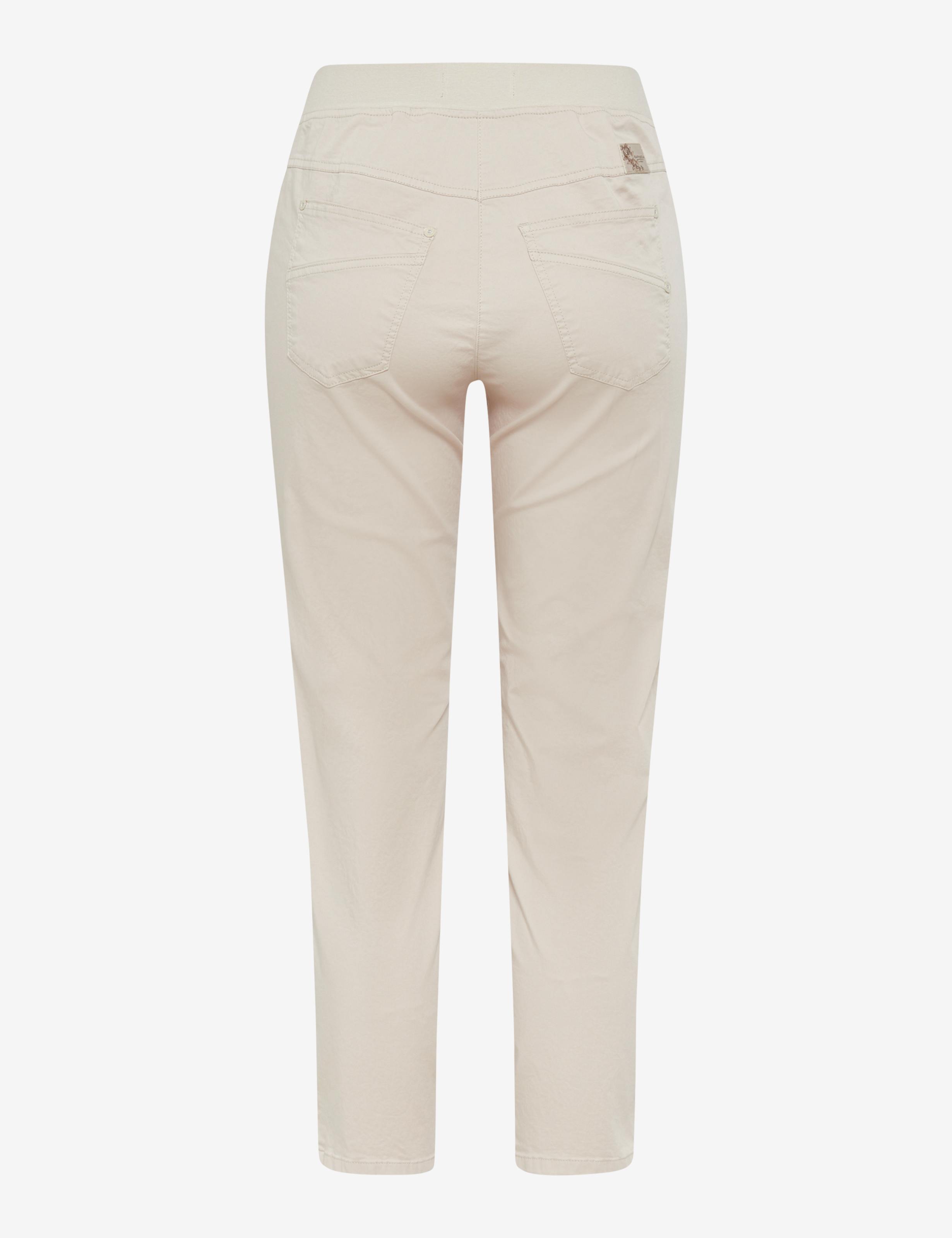 Femme Style PAMINA 6/8 Beige Slim Fit Détourage arrière