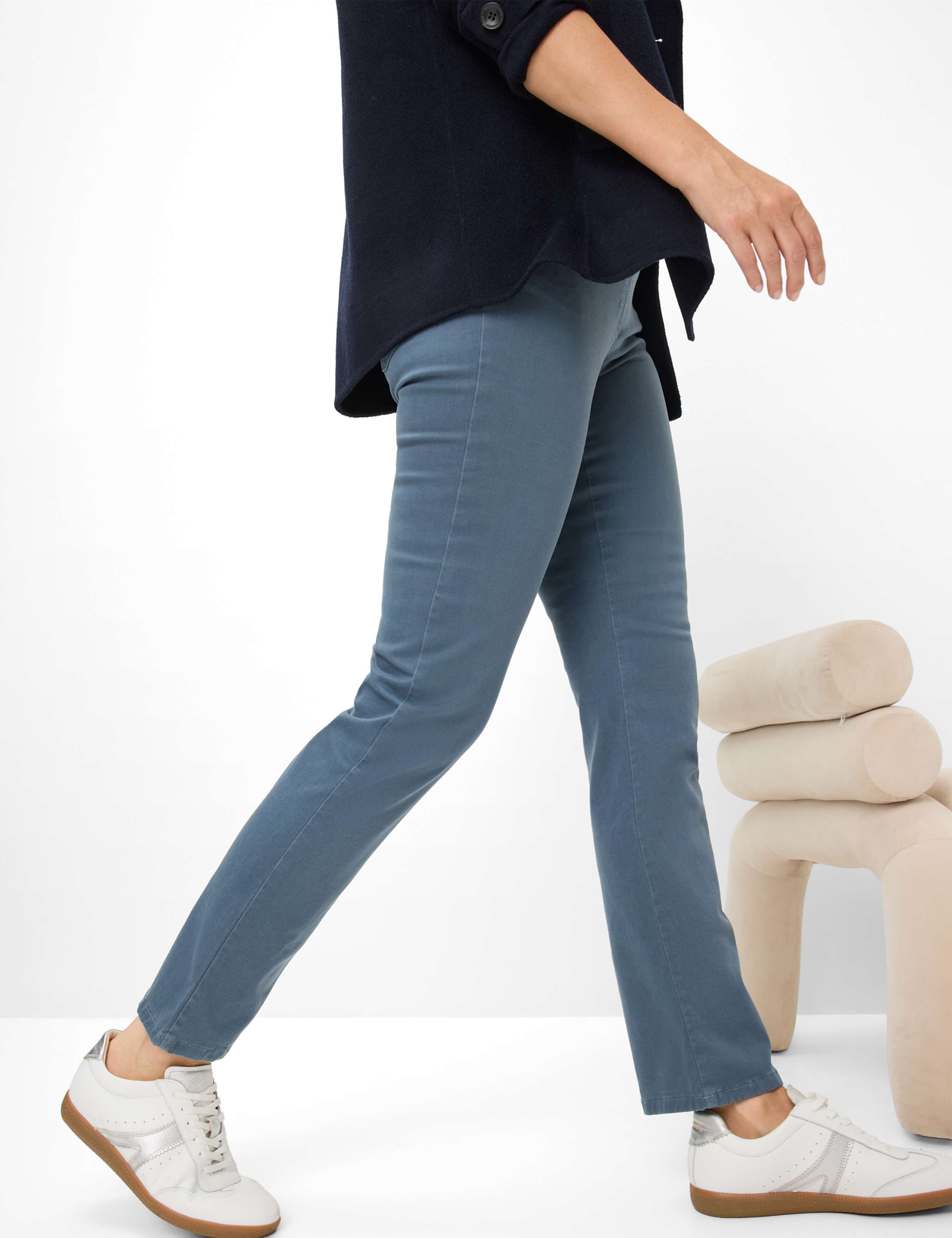 Damen Style PAMINA Blau Slim Fit Detail 1