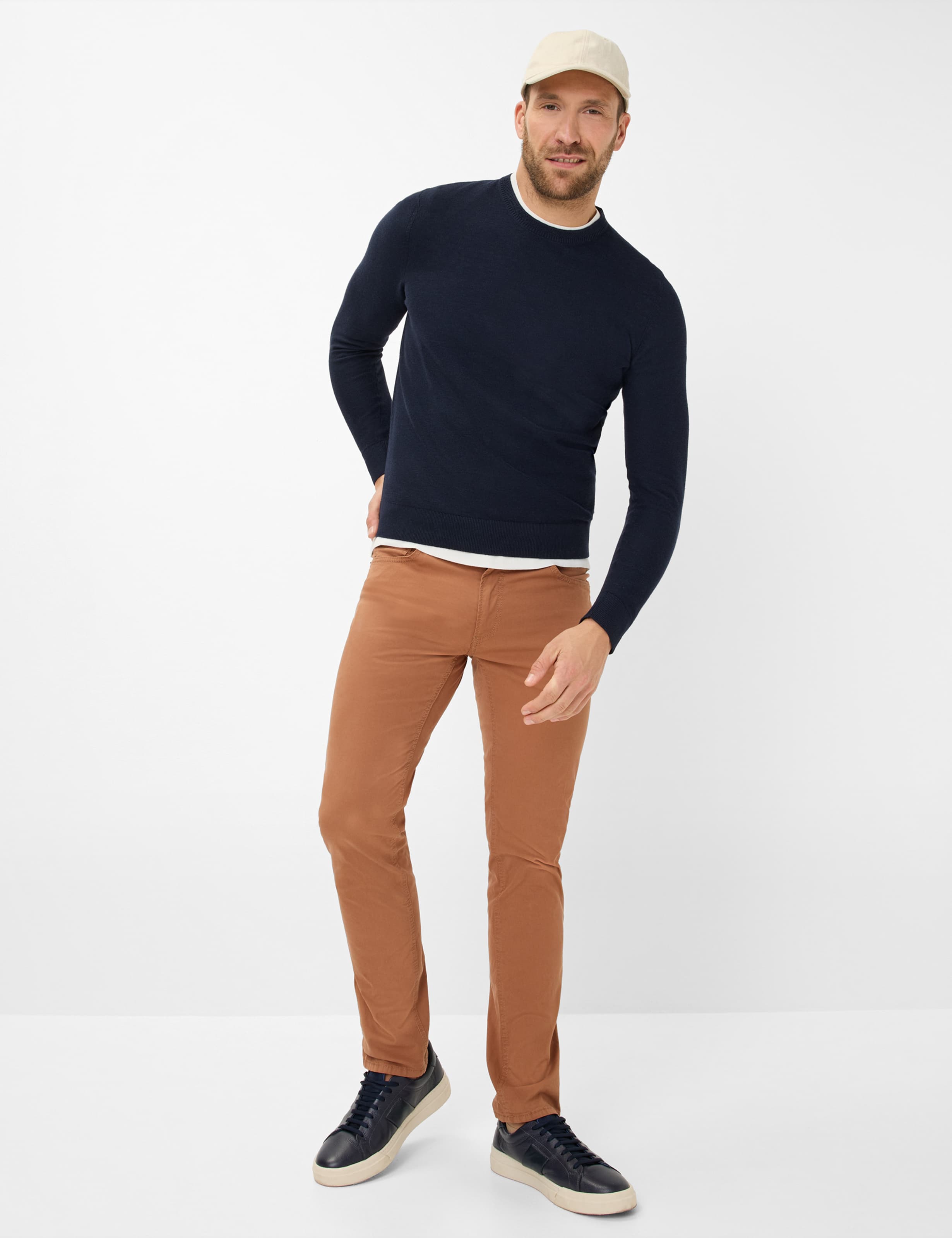 Men Style RICK Dark Blue  Model Outfit