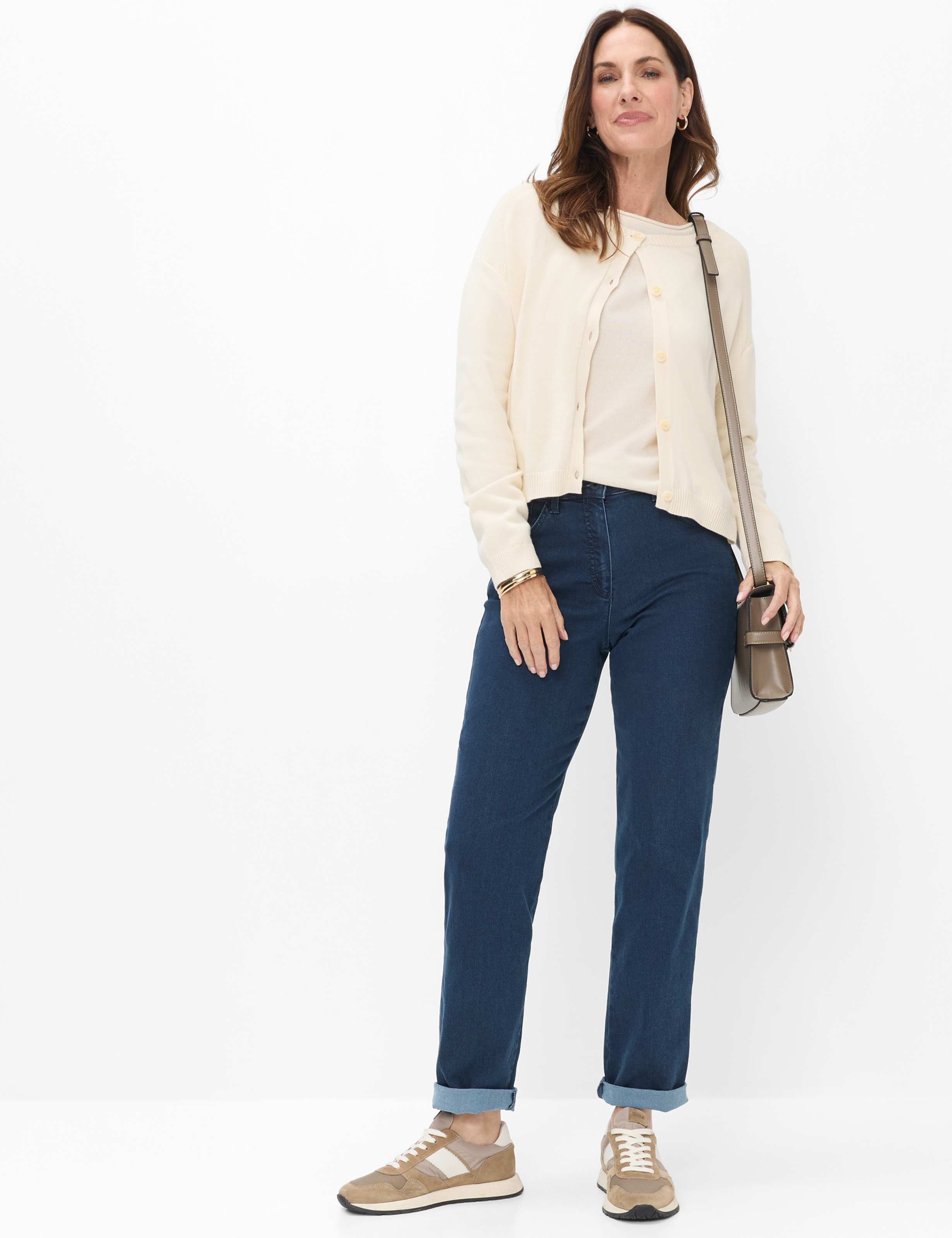 Femme Style CORRY Denim Bleu  Tenue du mannequin