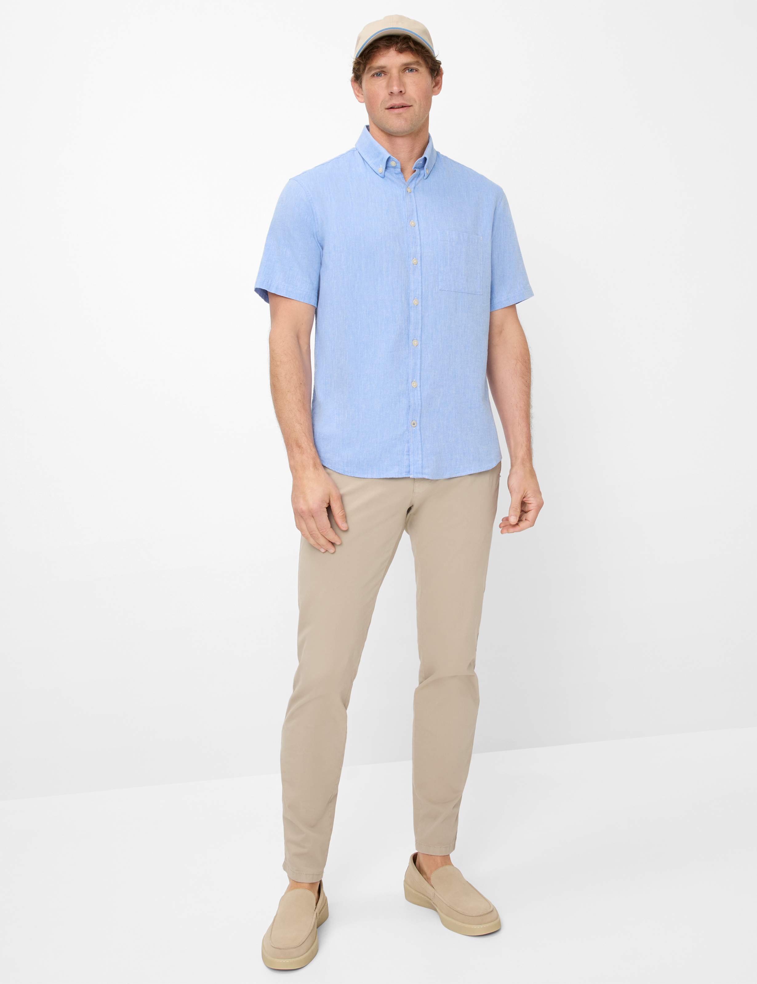 Herren Style DAN Hellblau  Model Outfit
