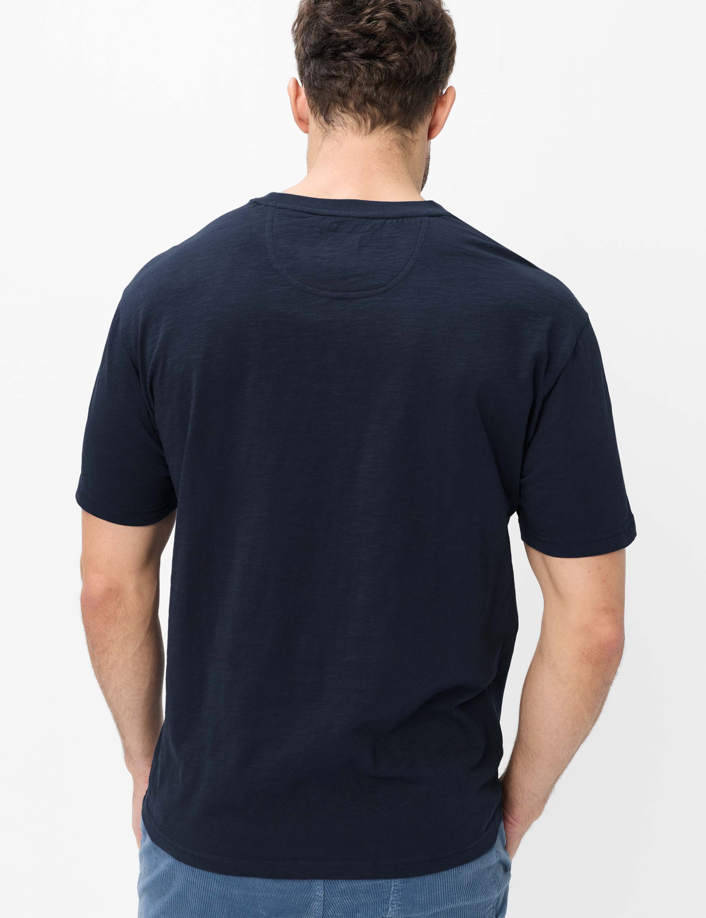 Herren Style TROY Dunkelblau  Model Rueck