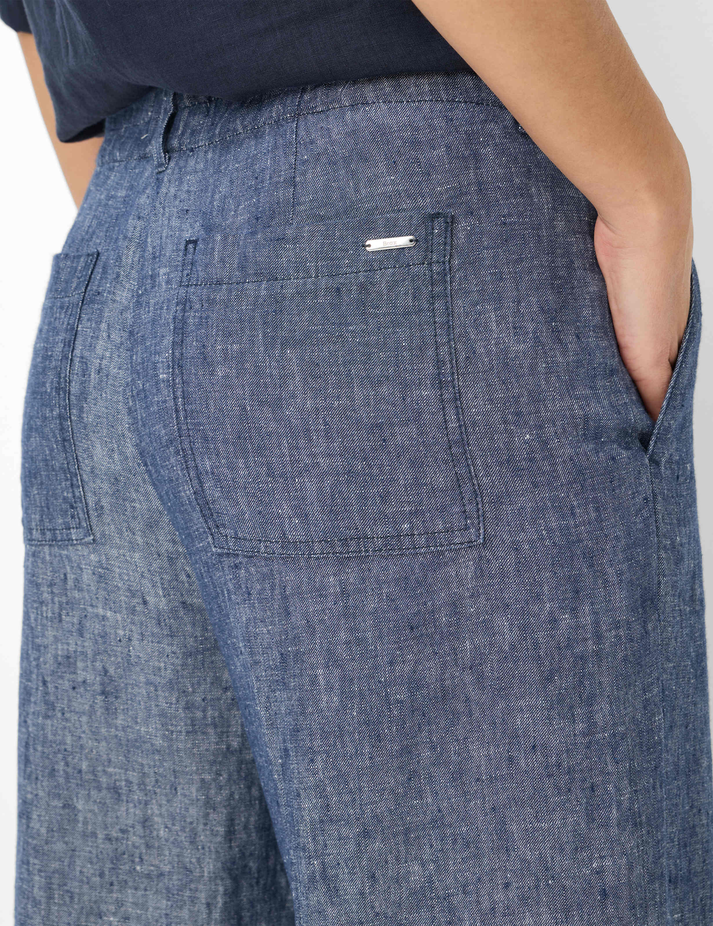 Women Style MAINE S Blue Wide Leg Detail 2