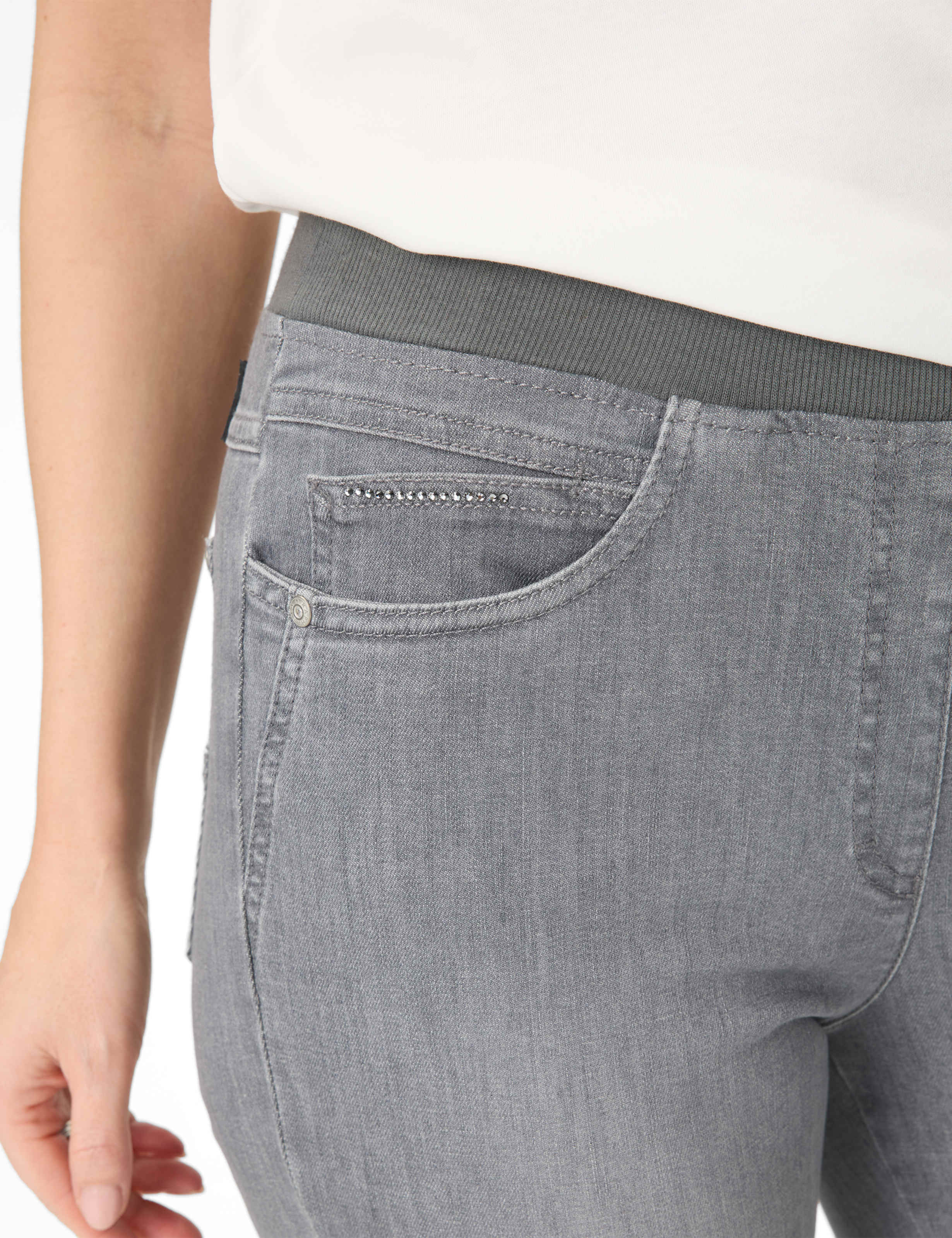 Damen Style PAMINA Denim Grau  Detail 2