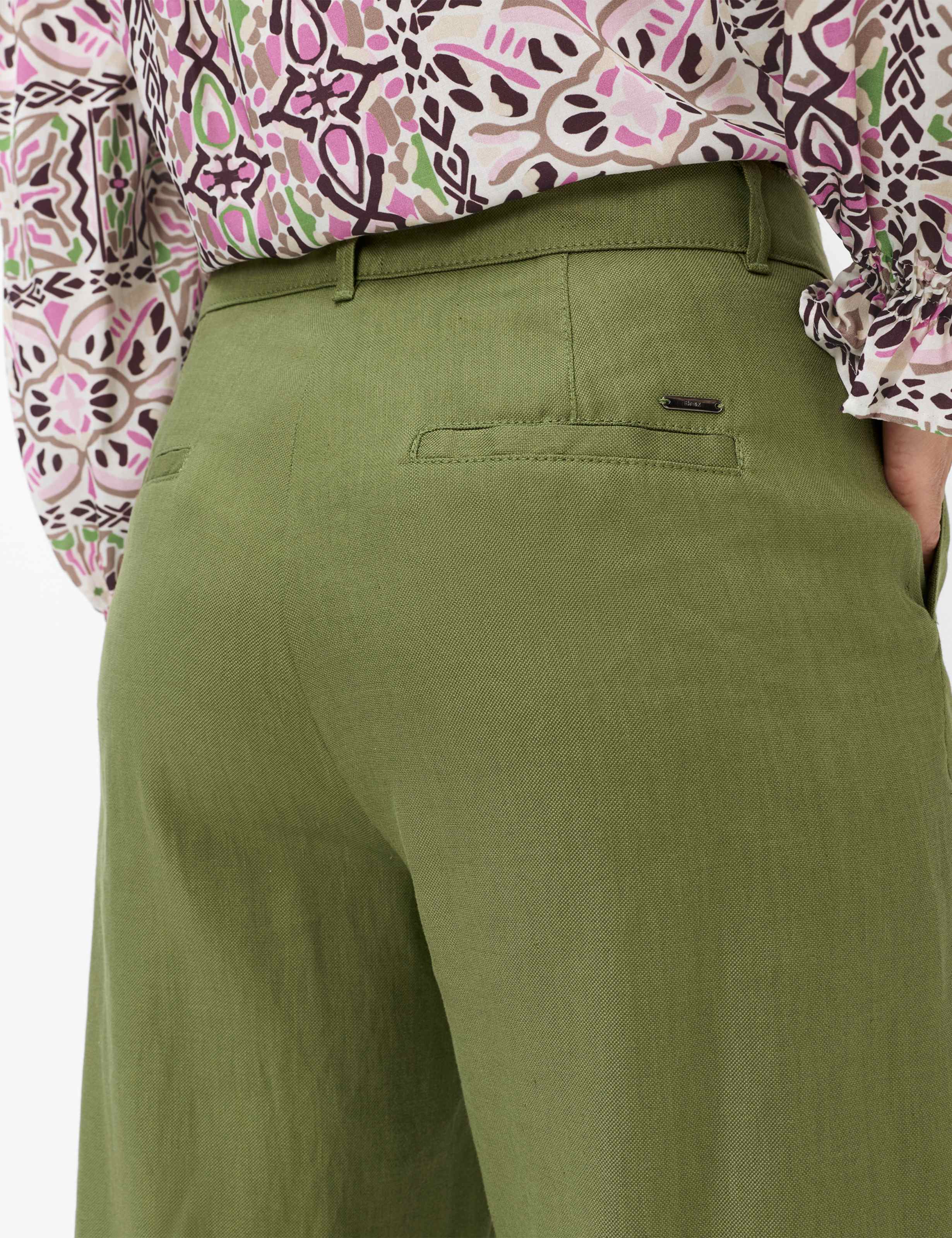Women Style MAINE Green Wide leg Detail 2