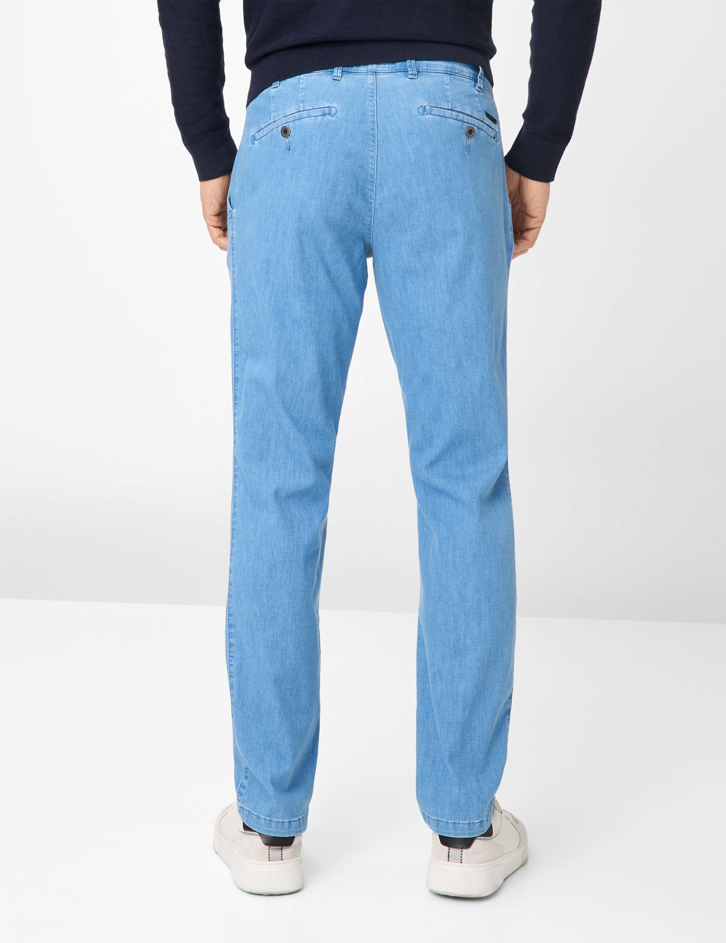 Herre Style LUIS Denim Blå Regular Fit Model ryg