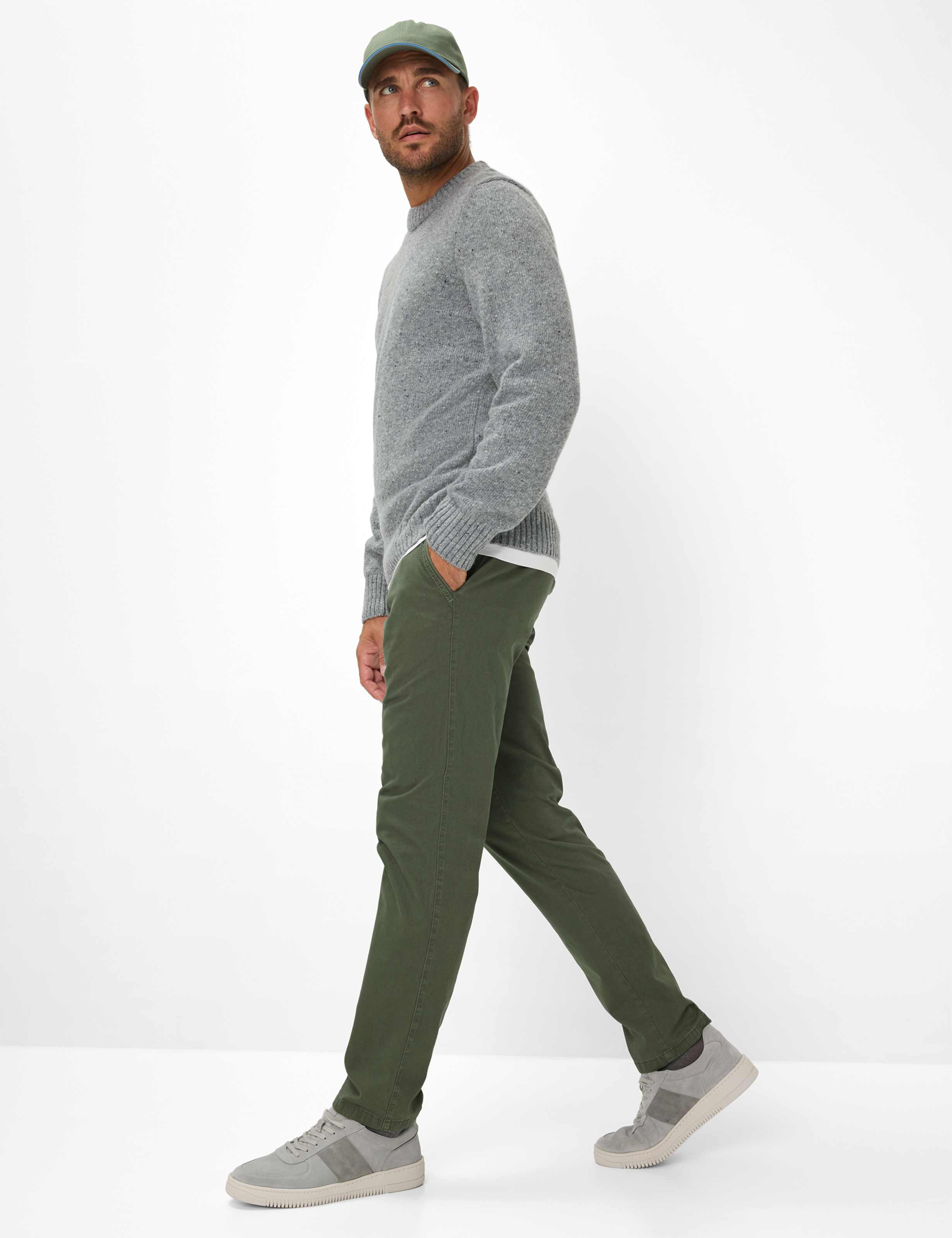 Men Style EVEREST Dark Green Regular Fit Model Outfit