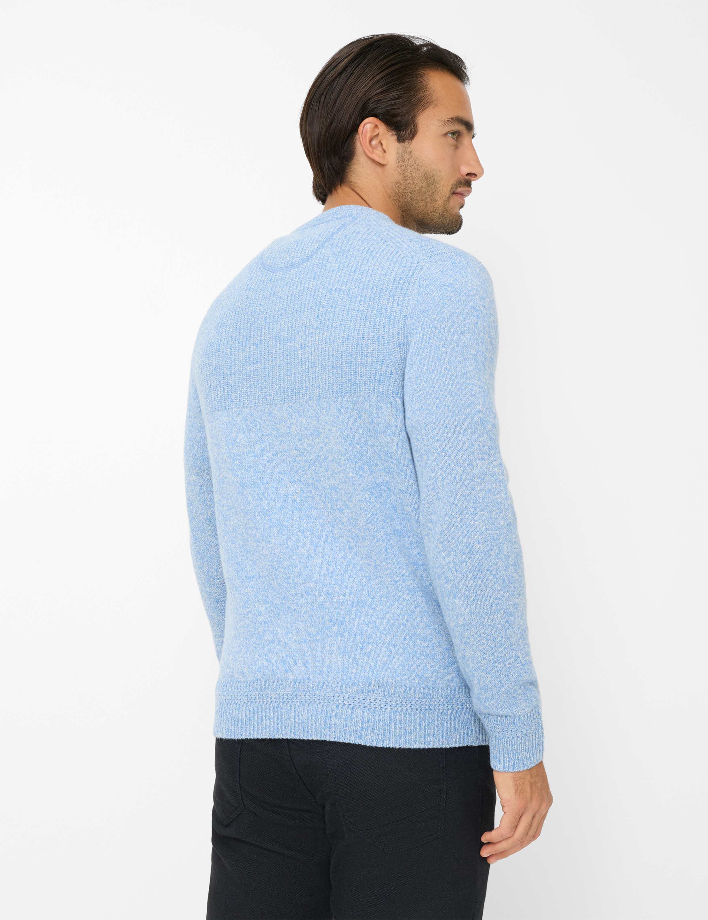 Thumbnail - Brax Herren Strickpullover Style RICK heaven, hellblau, Gr. L