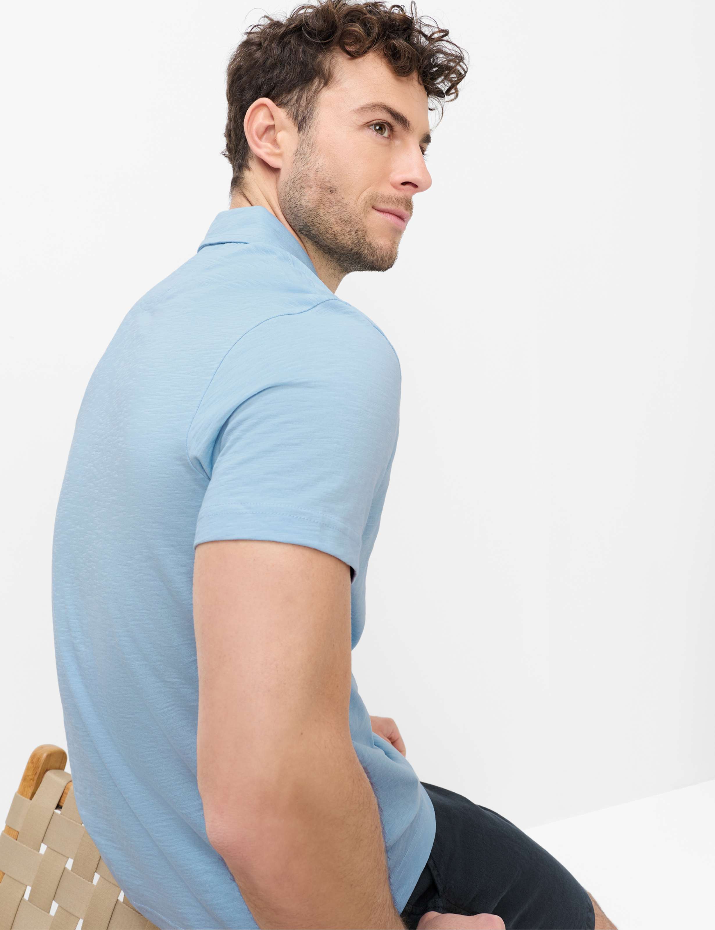 Herren Style PAVO Hellblau  Detail 1