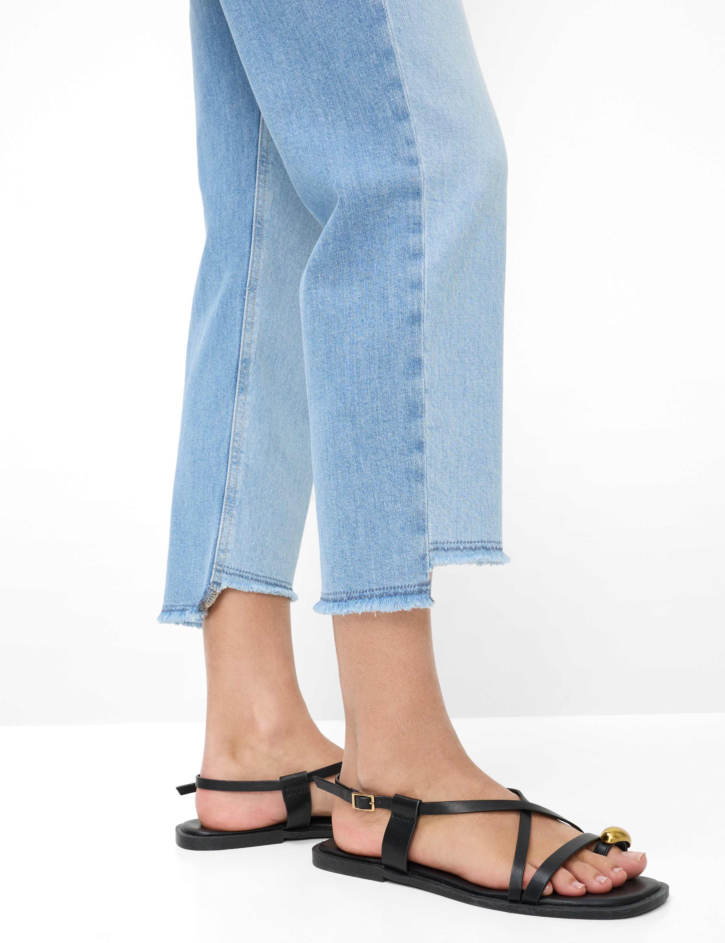 Dames Style MADISON S Denim Blauw Straight Fit Detail 2