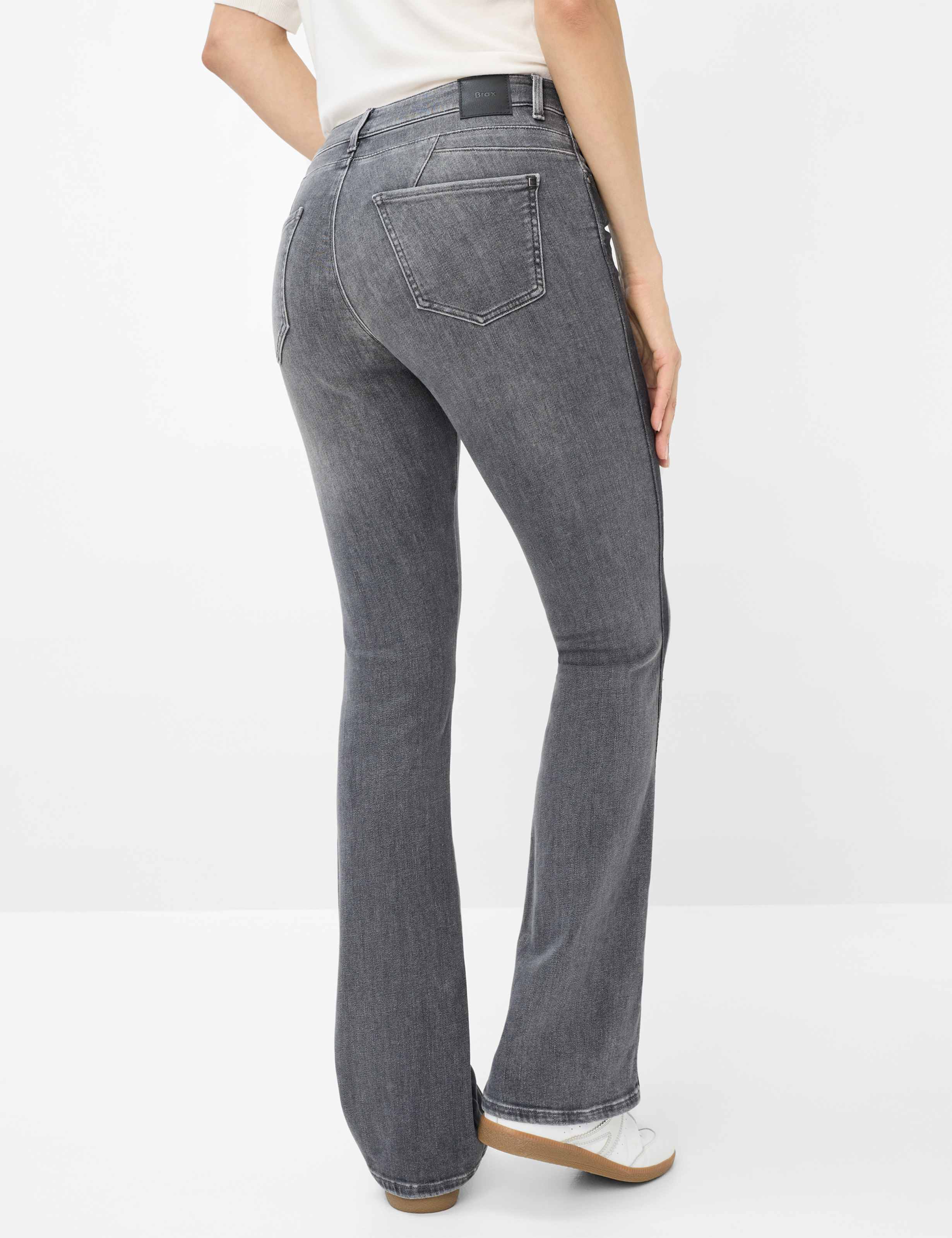 Damen Style ANA Hellgrau Skinny Fit Model Rueck