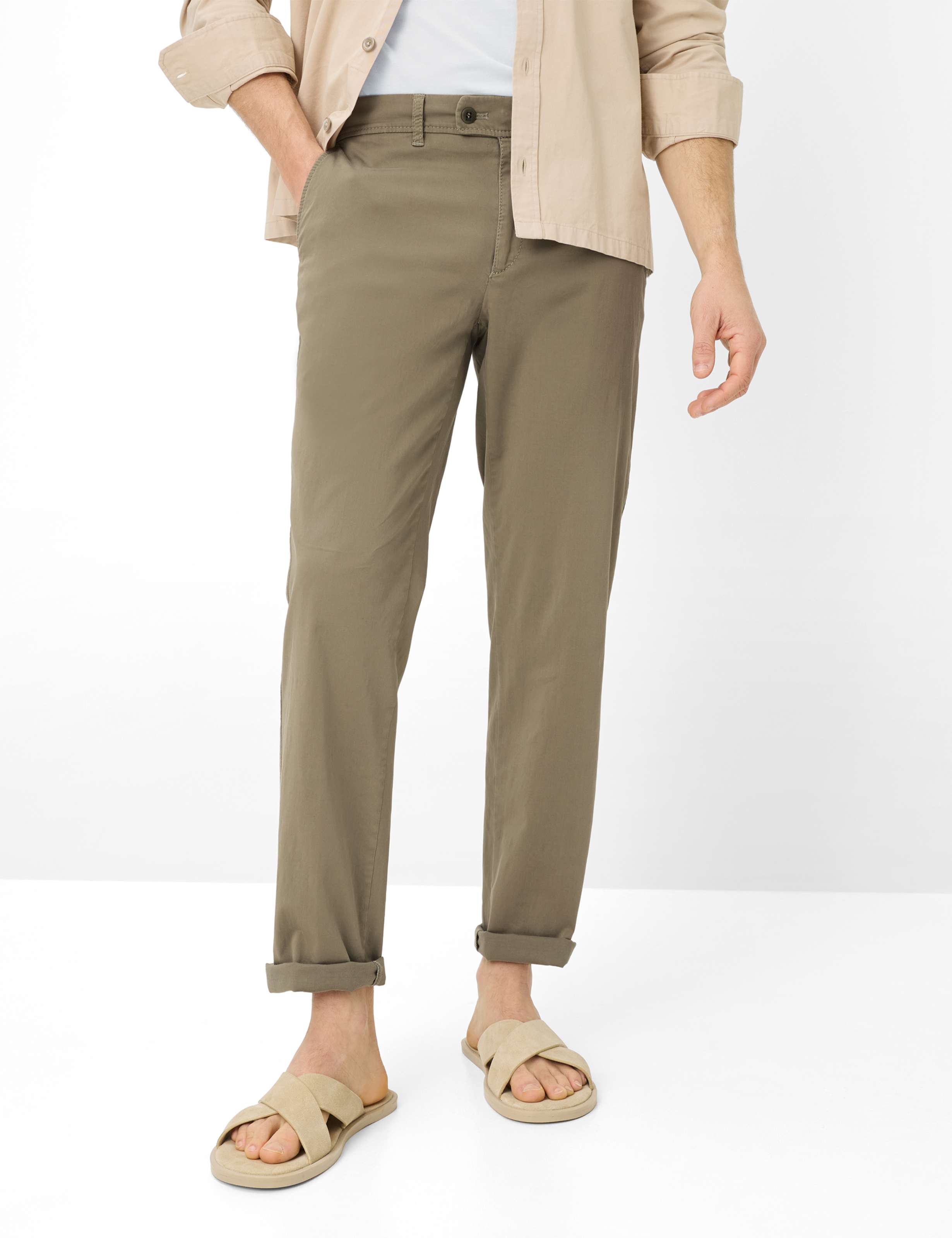 Thumbnail - Brax Herren Chino Style EVANS JUNGLE, grün, Gr. 24