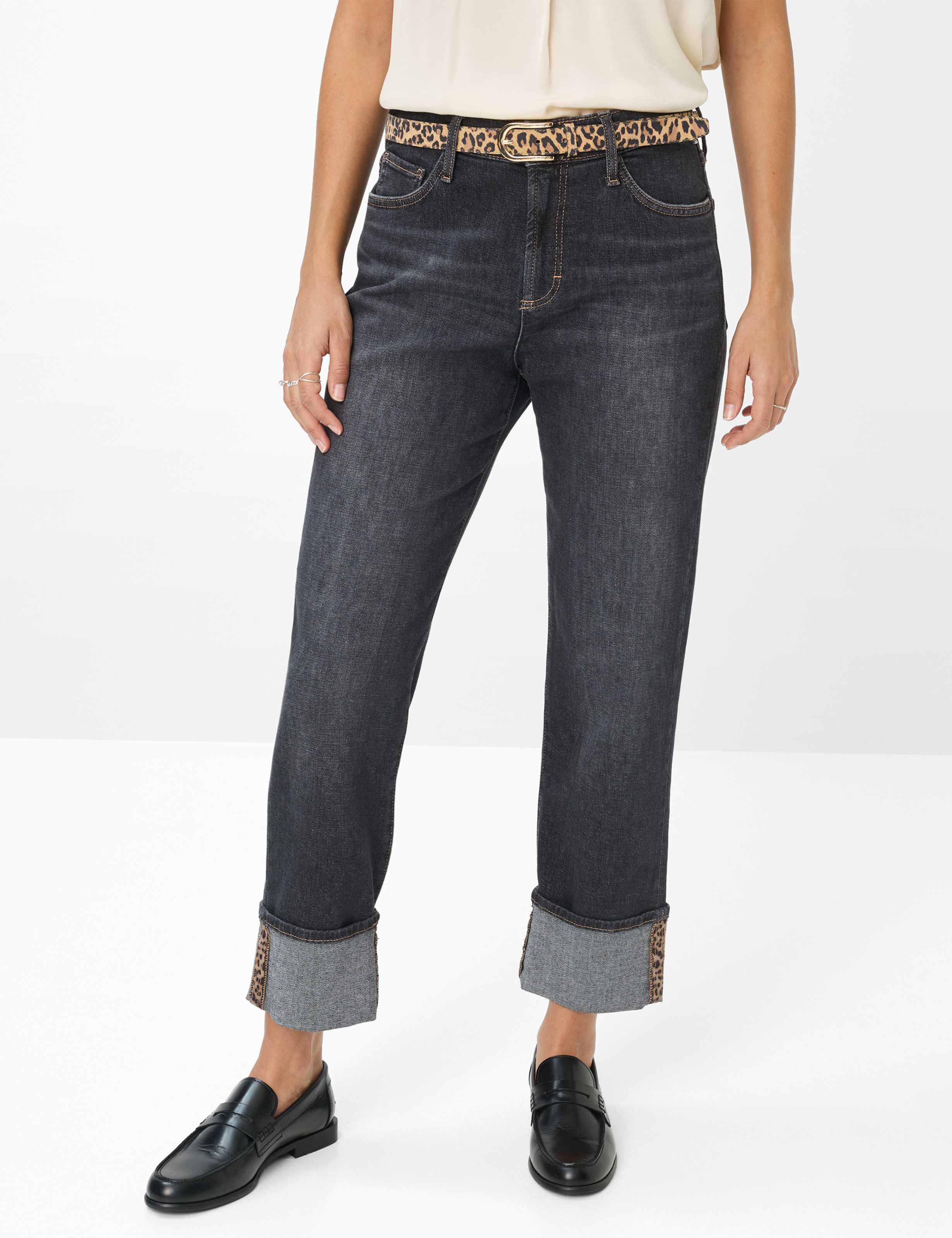 Thumbnail - Brax Damen Five-Pocket-Hose Style MADISON S USED DARK GREY, denim dunkelgrau, Gr. 46L