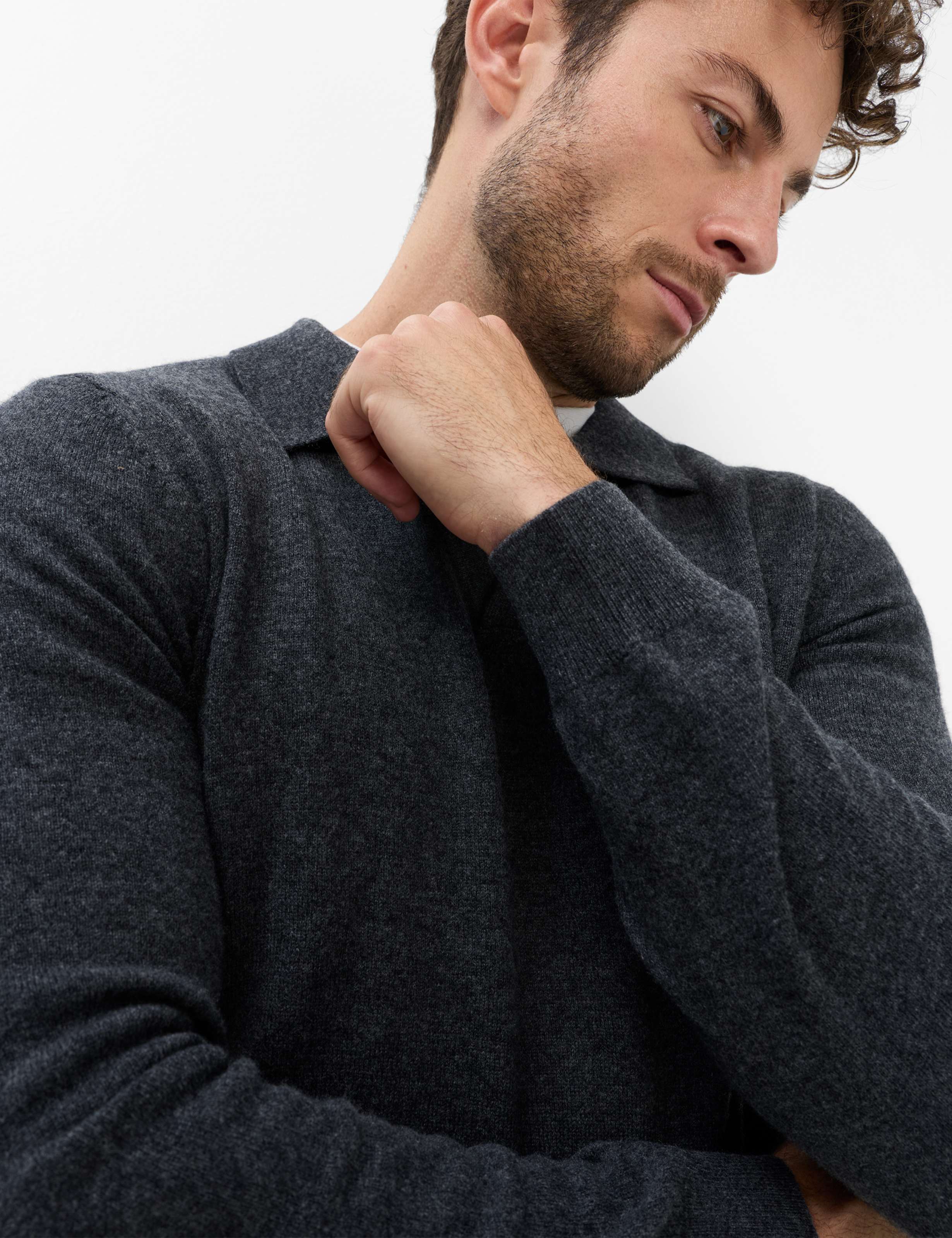 Homme Style PASCAL Gris Foncé  Détail 1