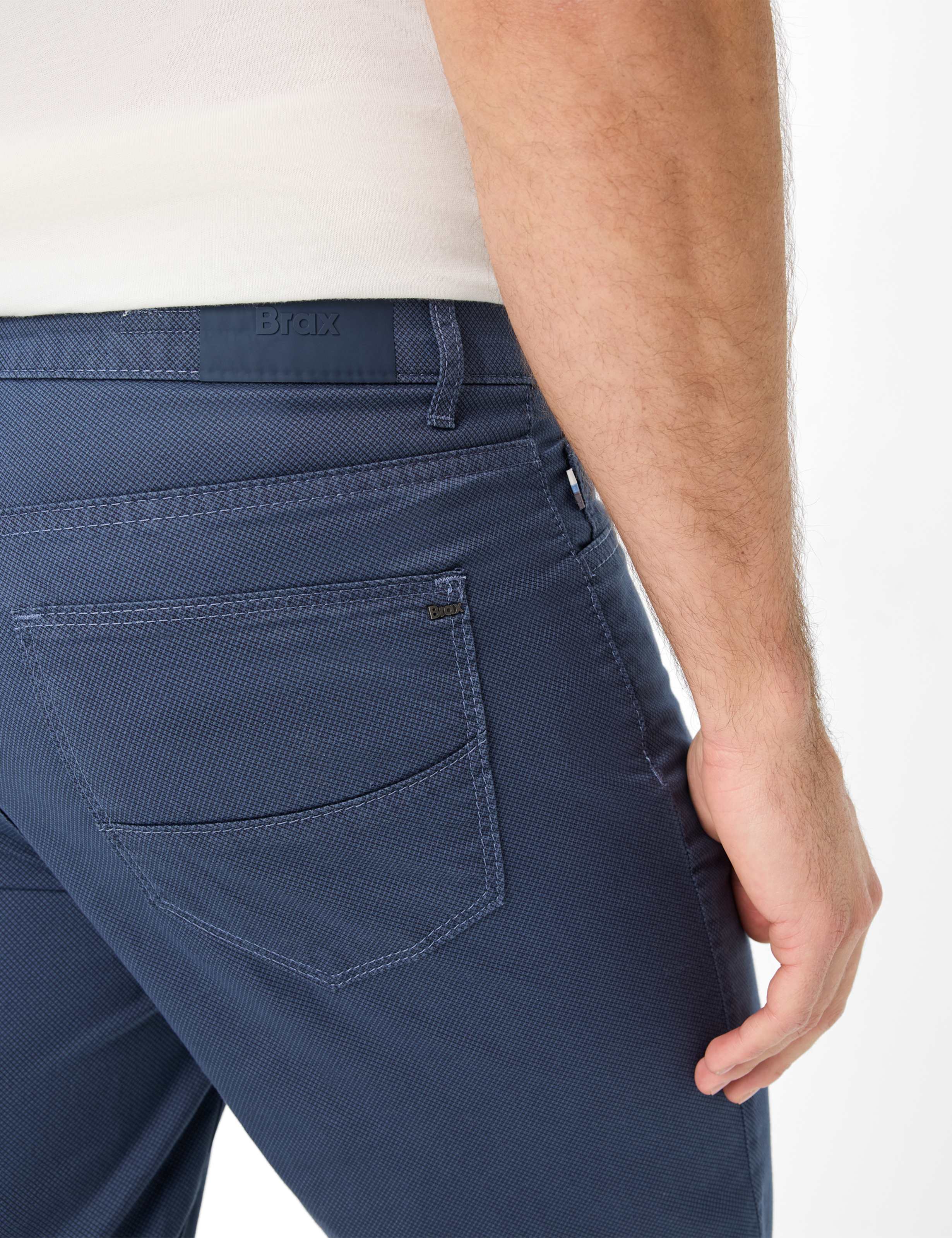 Men Style CADIZ Dark Blue Straight Fit Detail 2