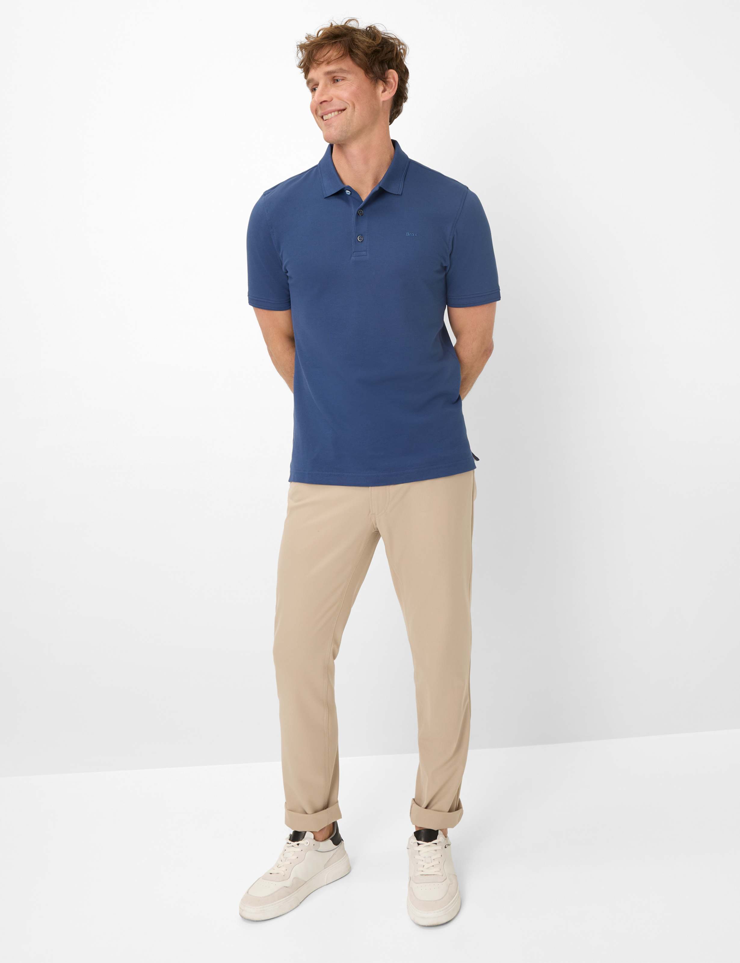 Herren Style PETE Blau  Model Outfit