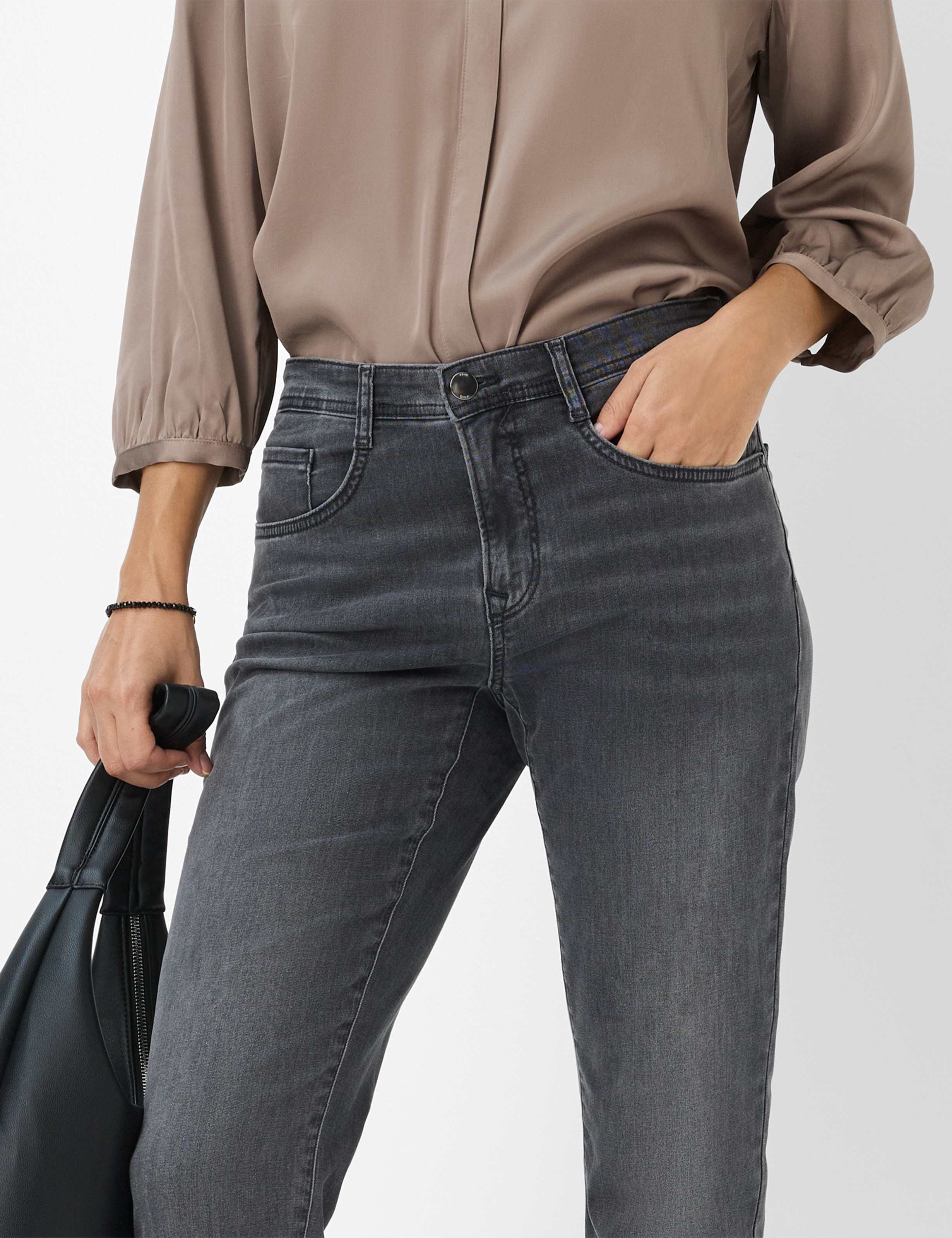 Damen Style CAROLA Denim Dunkelgrau Feminine Fit Detail 1