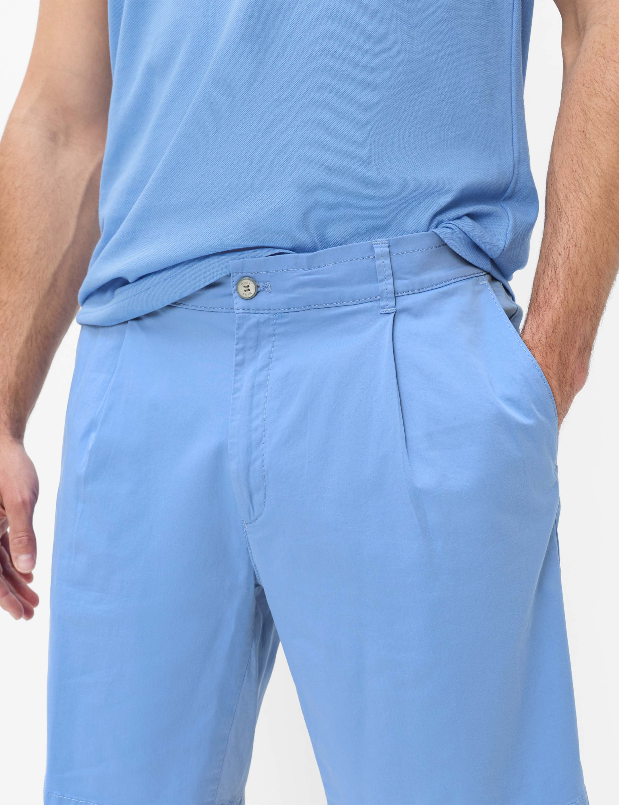 Homme Style TINO Bleu Clair Relaxed Fit Détail 2