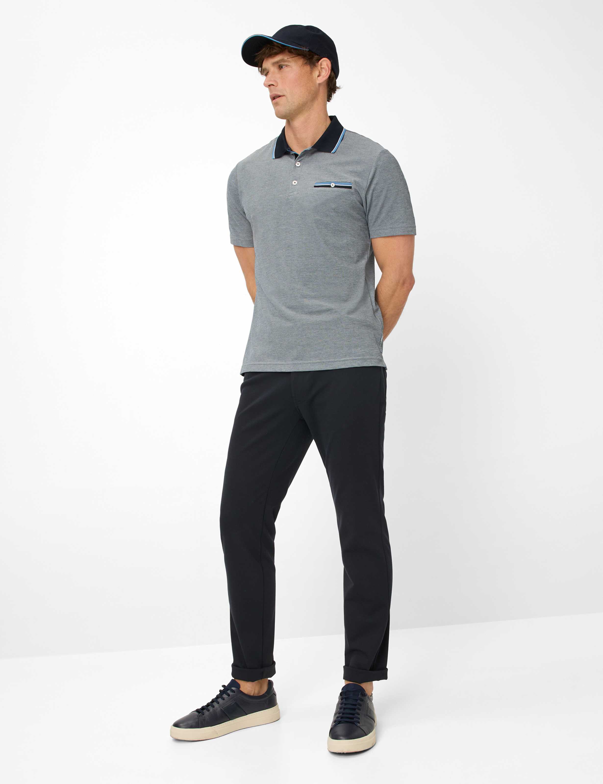 Men Style PETTER Dark Blue  Model Outfit