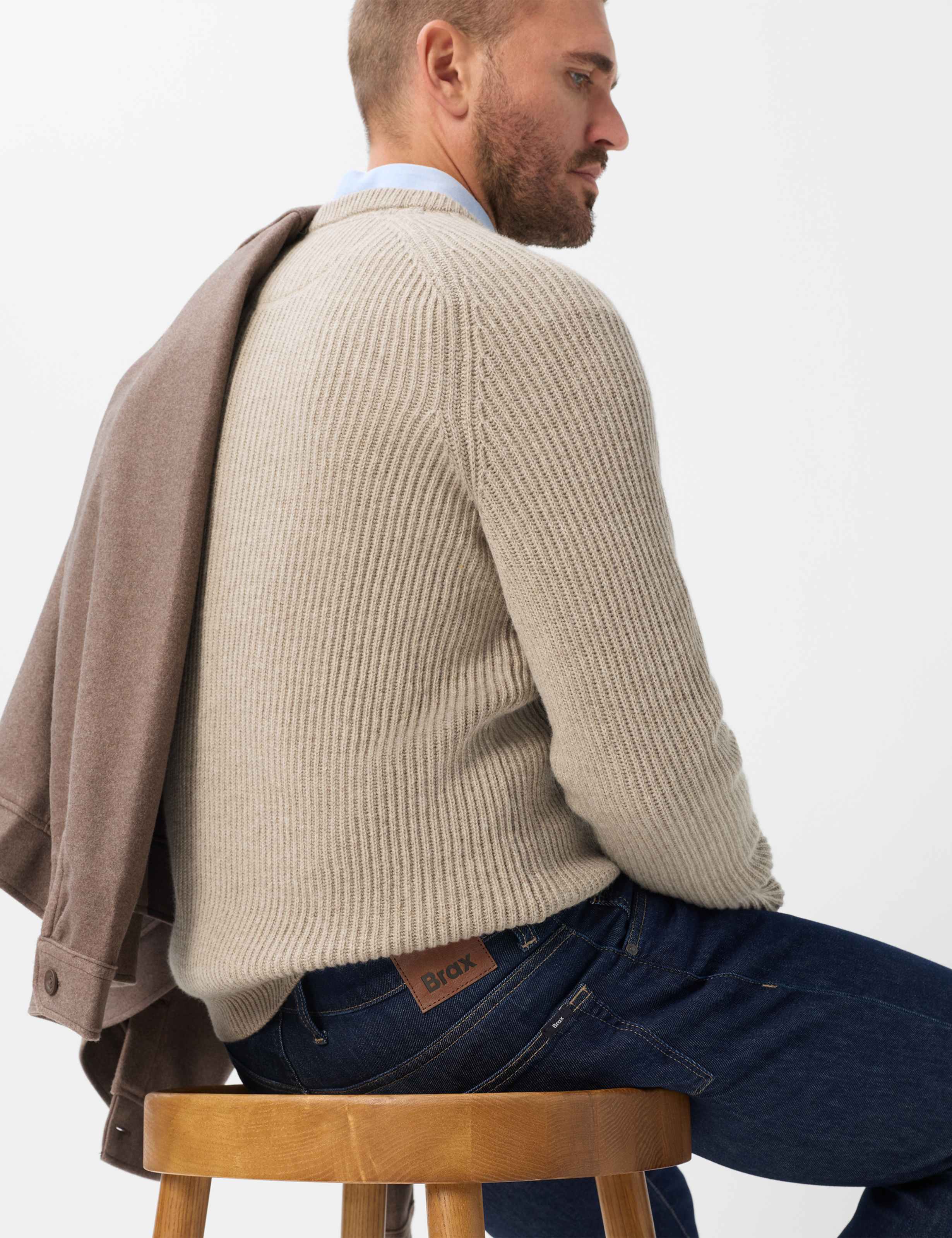 Heren Style CLINT Denim Donkerblauw Relaxed Fit Detail 1