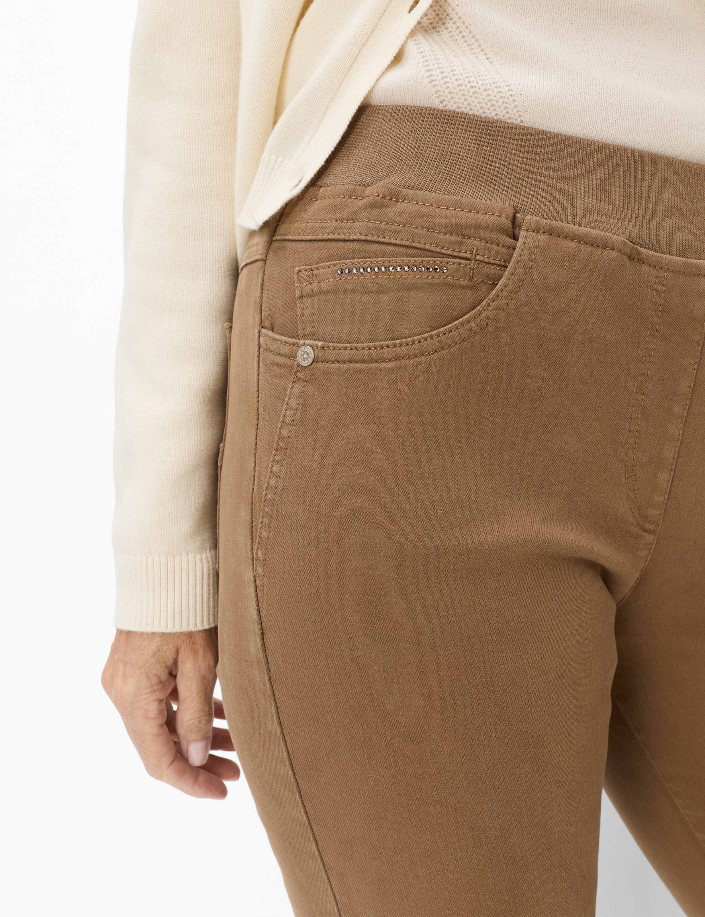 Damen Style PAMINA Denim Hellbraun  Detail 2