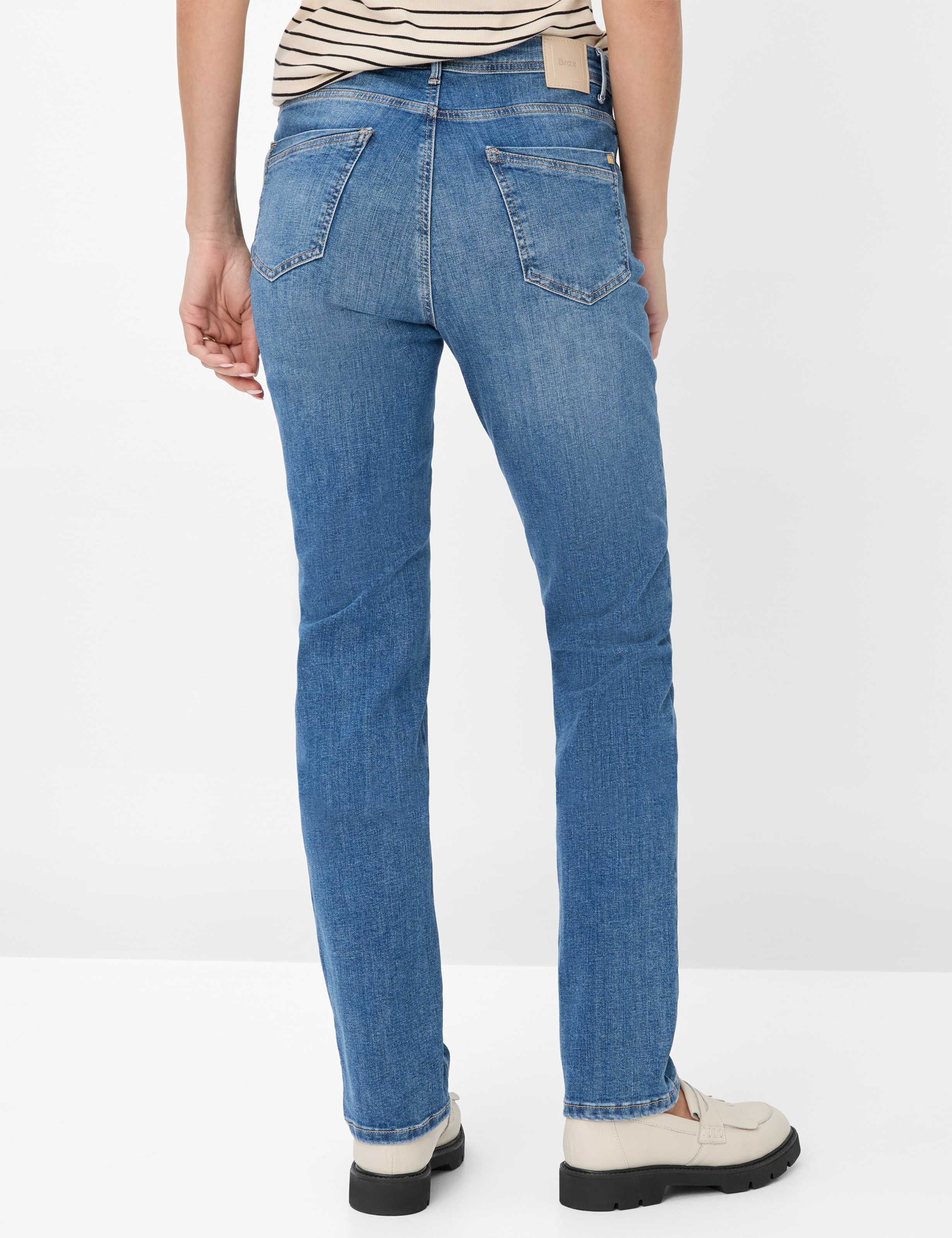 Femme Style MARY Denim Bleu Regular Fit Dos mannequin