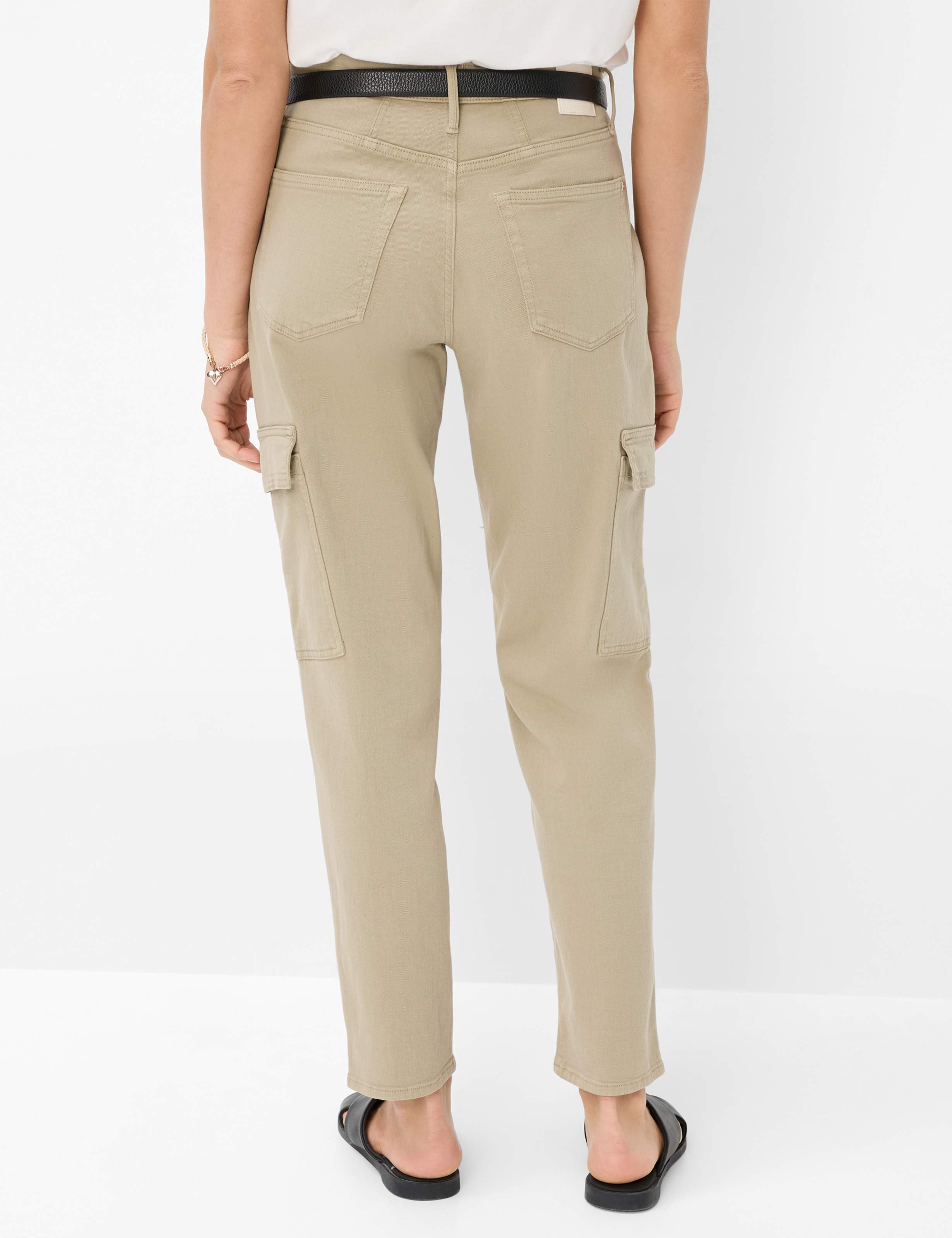 Damen Style MILEY S Denim Grün - Oliv Relaxed Fit Model Rueck