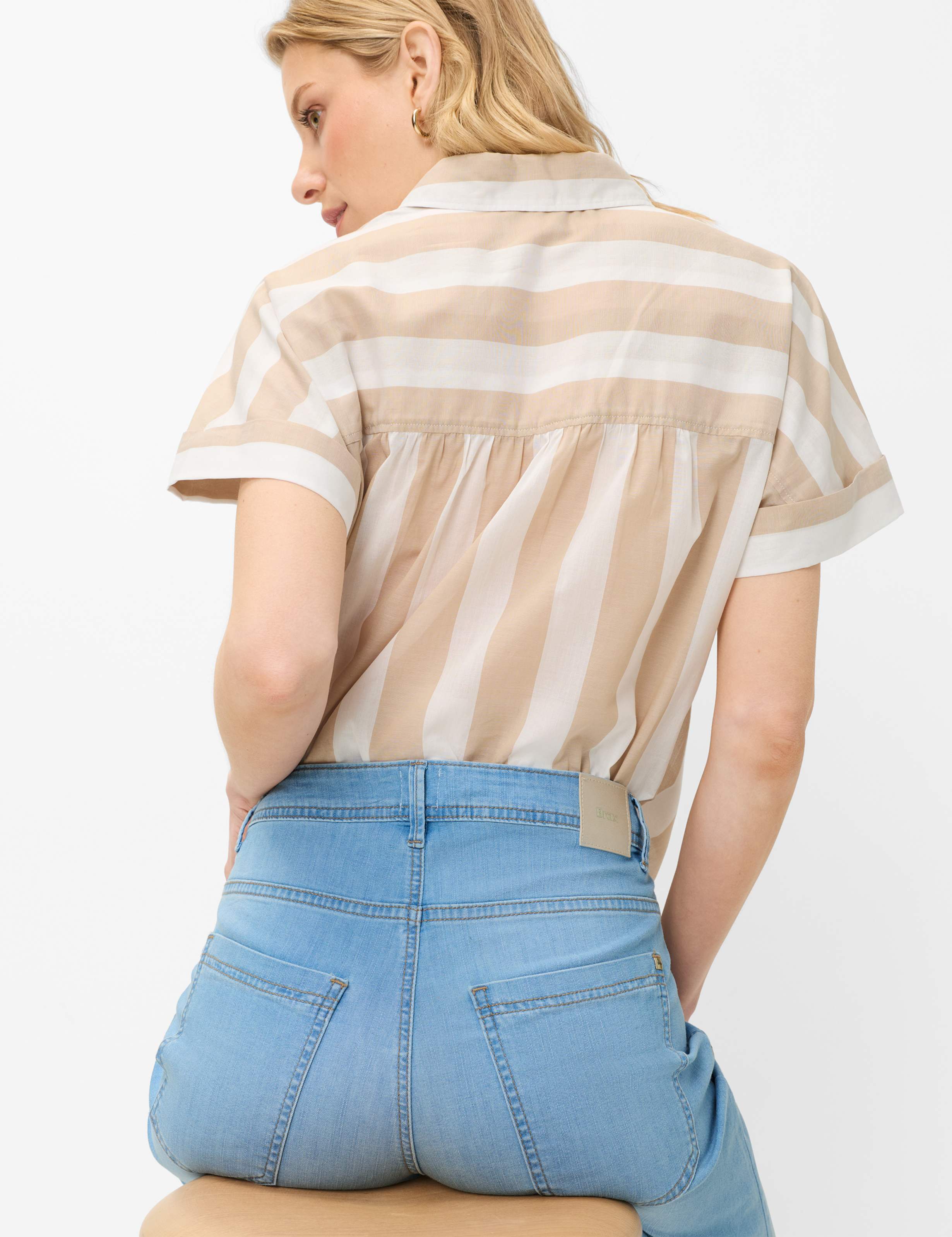 Damen Style MAINE B Denim Hellblau Tapered Fit Detail 1