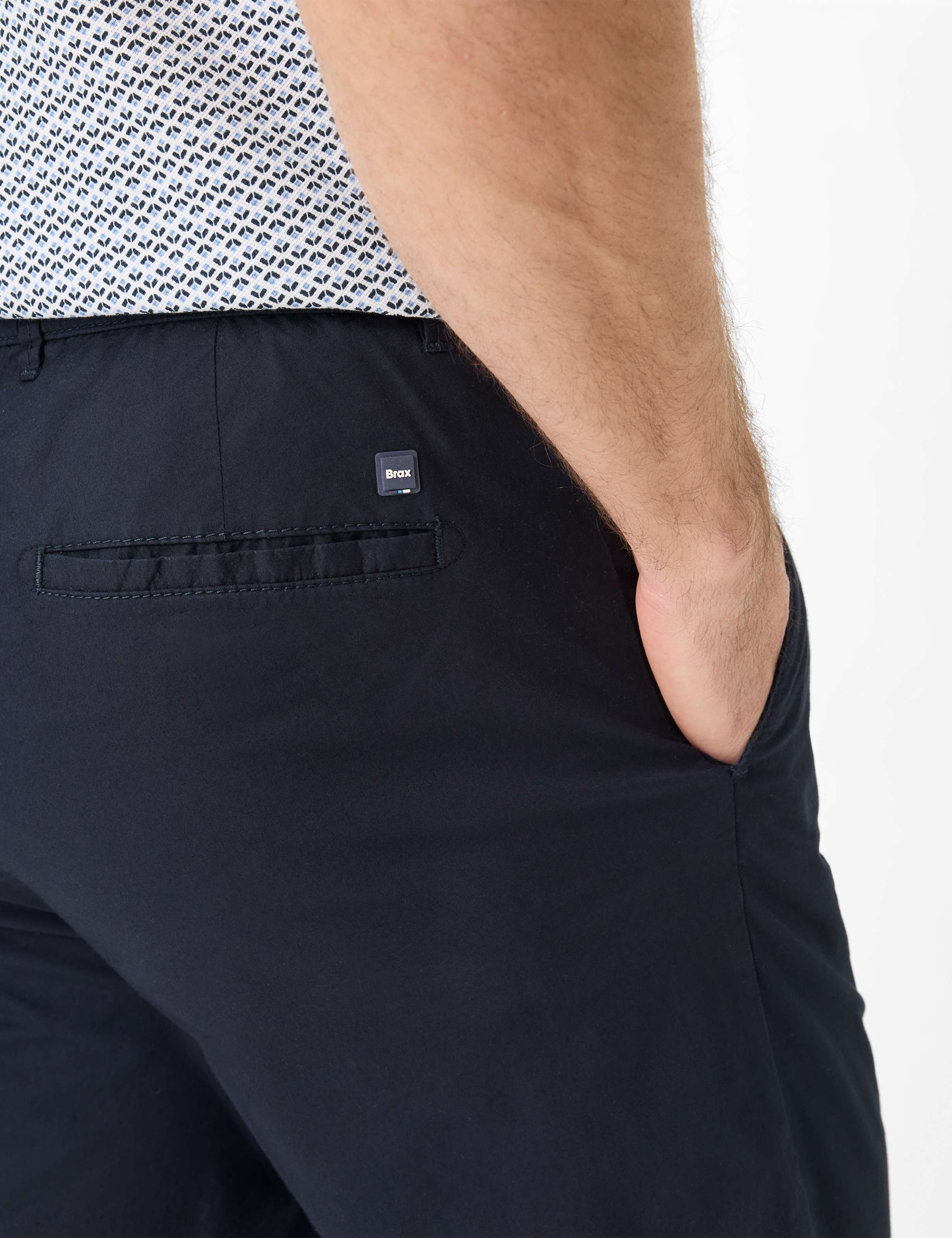 Herren Style TINO Dunkelblau Relaxed Fit Detail 2