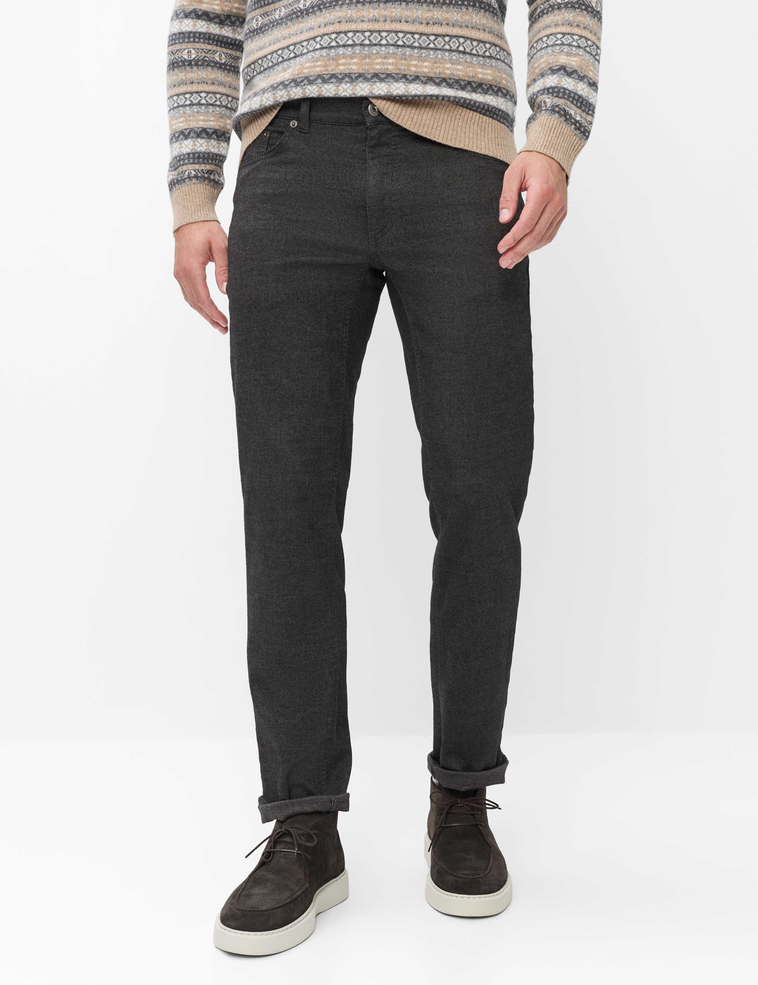 Brax Heren Jeans  Style COOPER CEMENT, mediumgrijs, maat 30/30