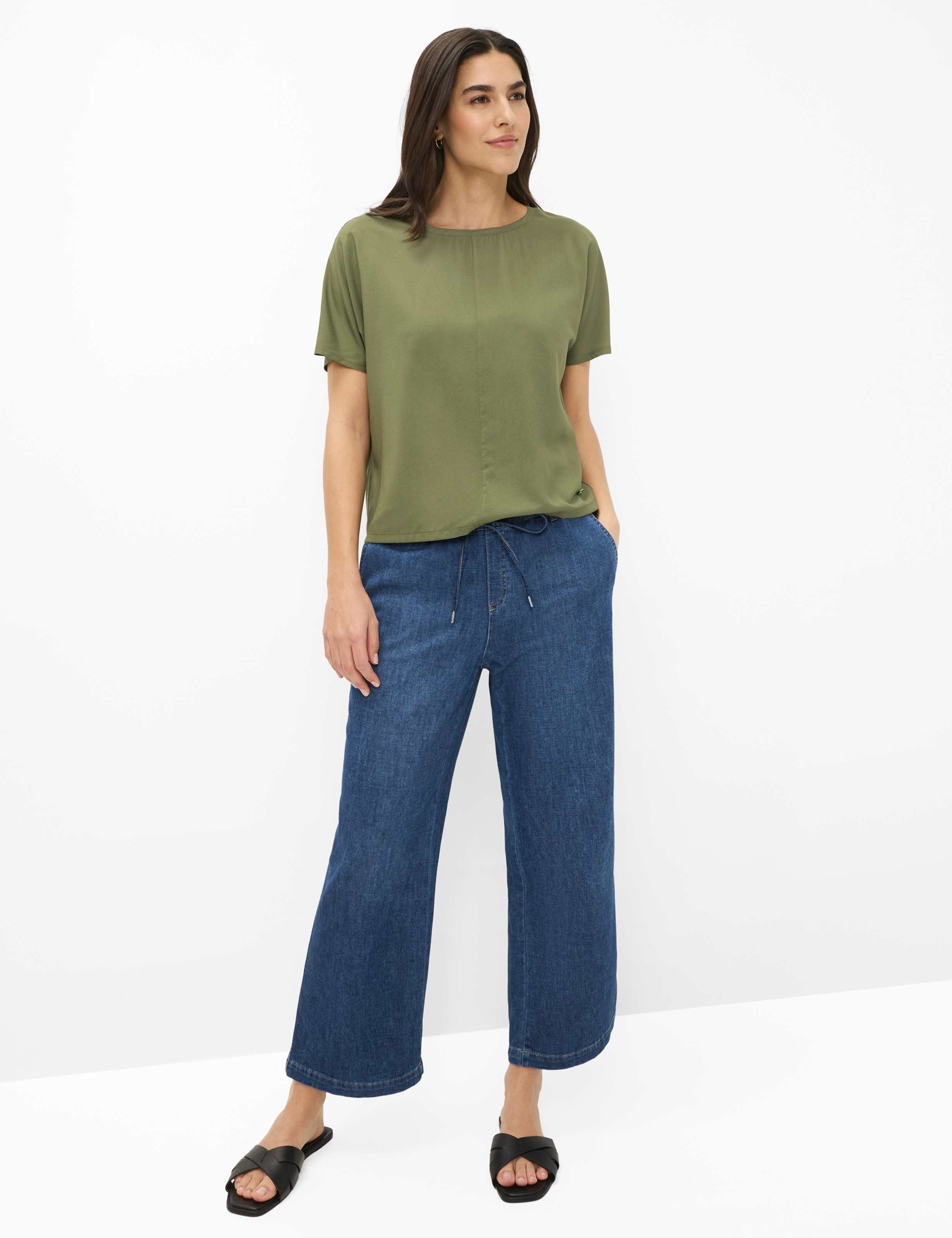 Dames Style CARLA S Groen - Olijf  Model outfit